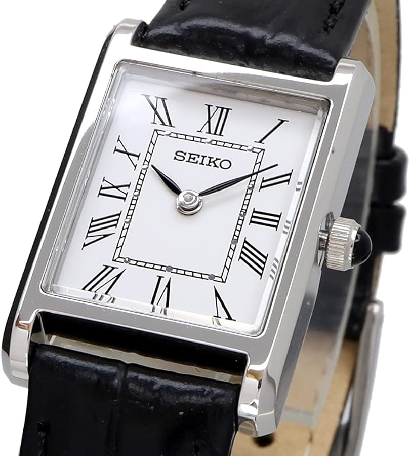 Amazon.co.jp: [セイコー] SEIKO 腕時計 レディース スクエアデザイン