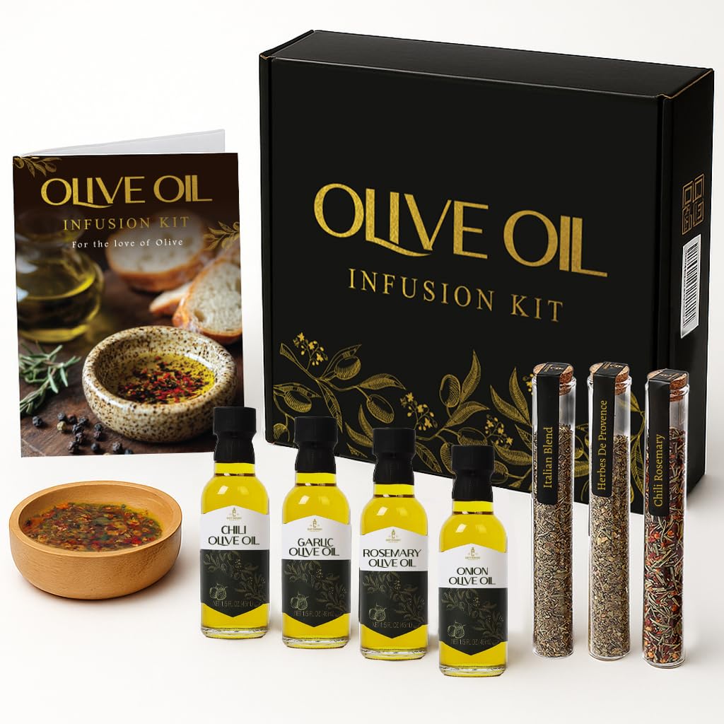Amazon.com : Infused Olive Oil Gift Set – Variety Pack - 4
