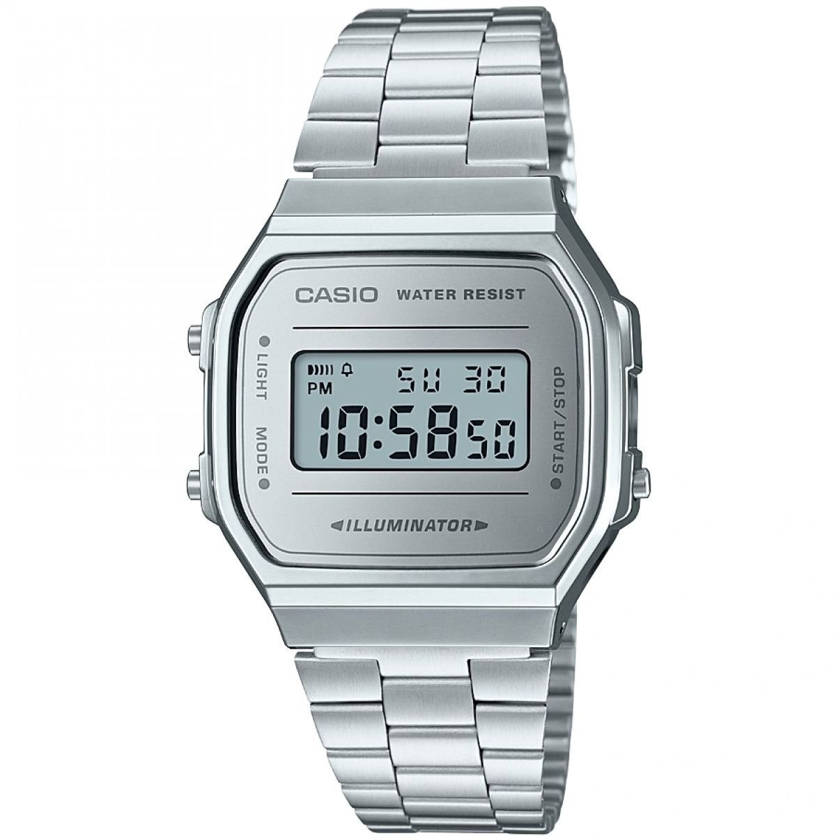 Amazon.co.jp: Casio A168WEM-7DF デジタルクォーツ シルバー