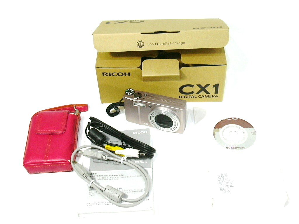 Amazon | RICOH デジタルカメラ CX1 シャンパンロゼ CX1CR