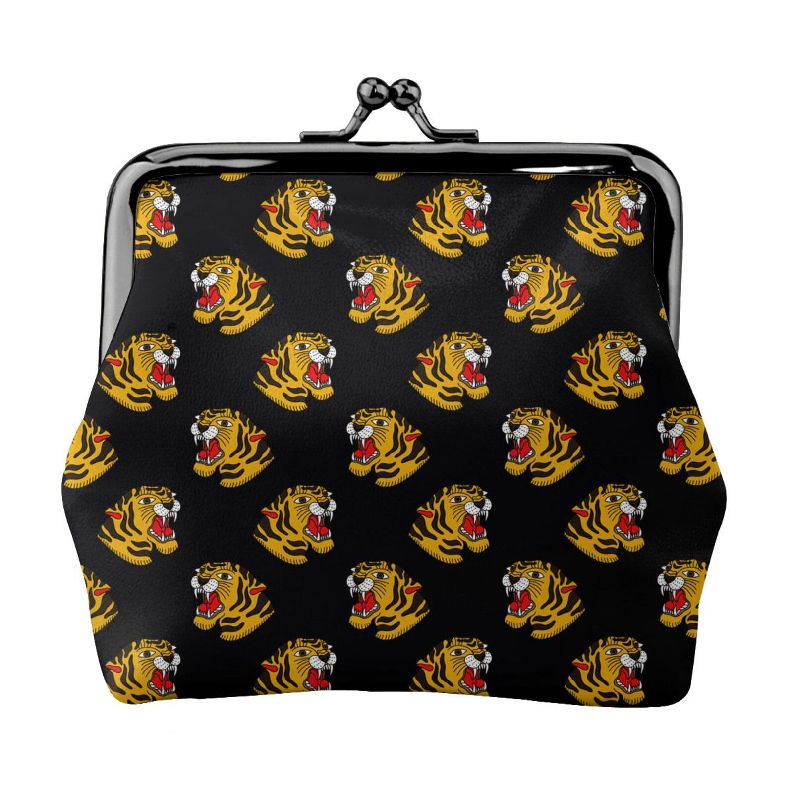 Amazon.co.jp: がま口財布 タイガー 虎 寅 小銭入れ 親子がま口財布