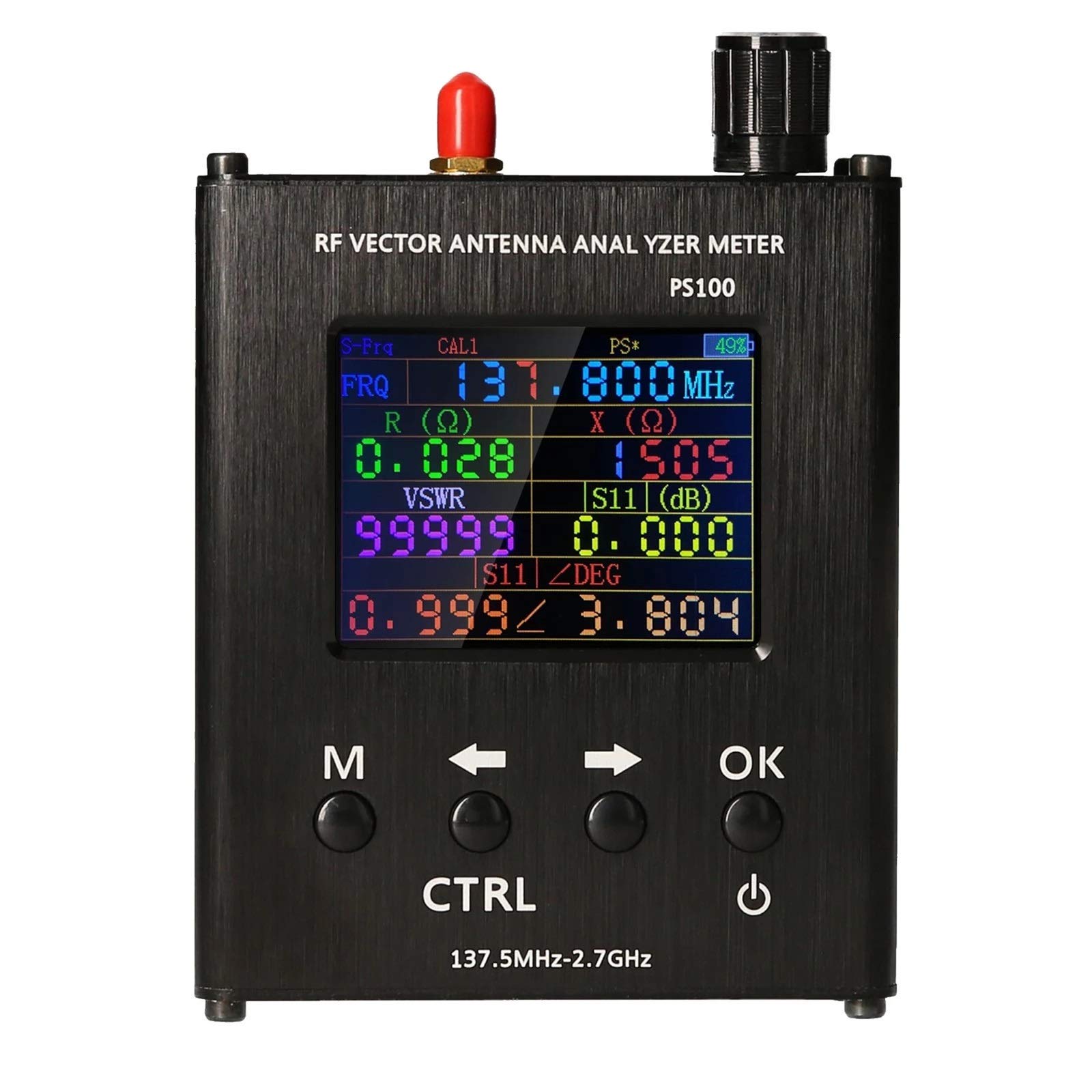 Amazon.co.jp: アンテナ アナライザー 137.5MHz-2.7GHz 2.4インチTFT