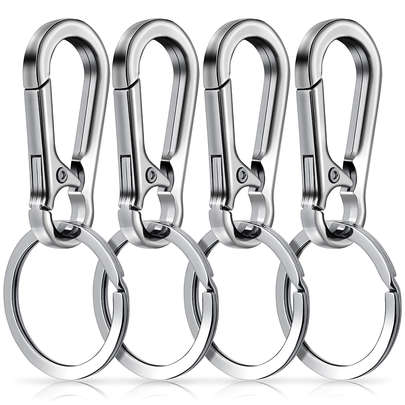 Molain Metal Keychain Carabiner Clip Keyring Key Ring Chain Clips