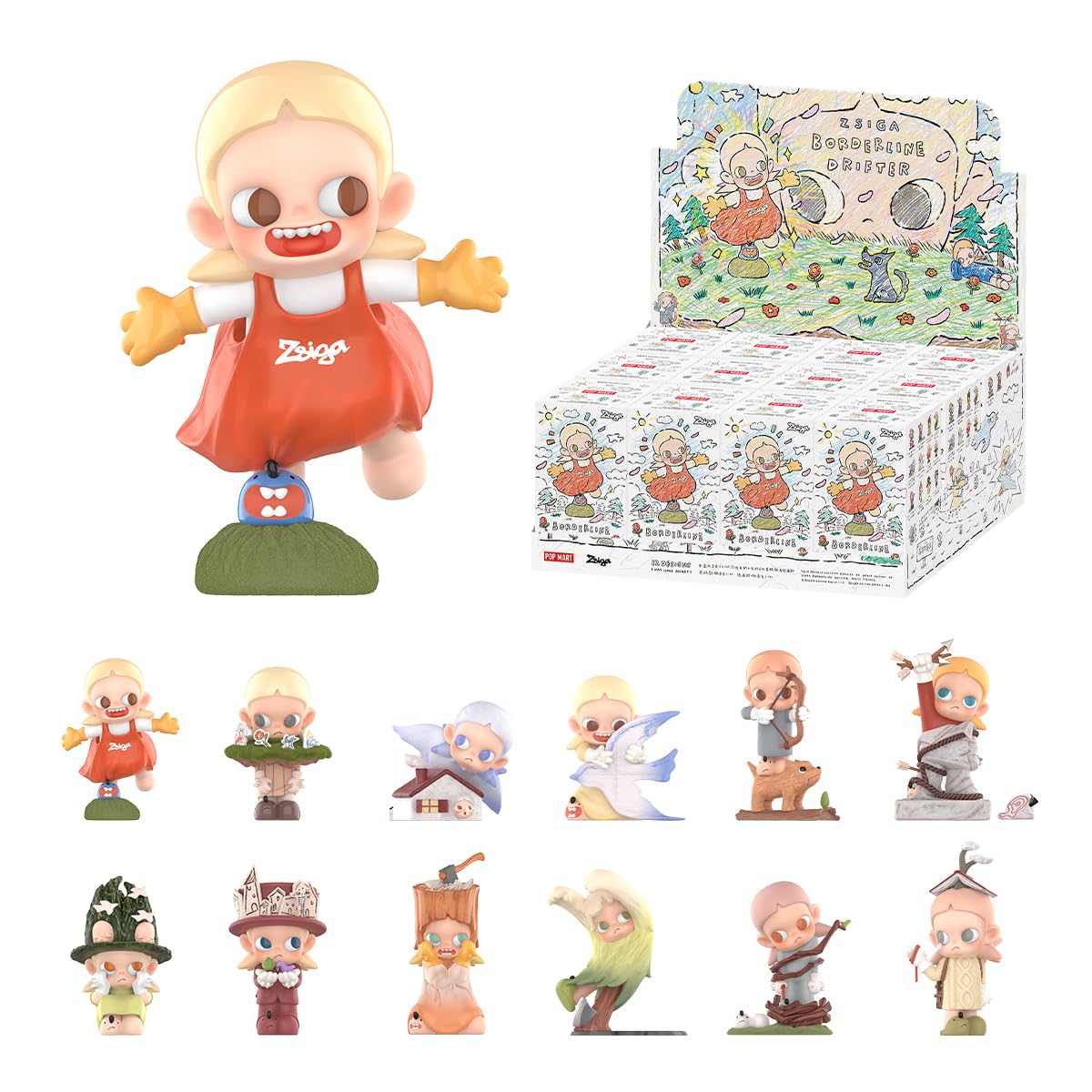 Amazon.co.jp: POP MART ZSIGA Borderline Drifter シリーズ
