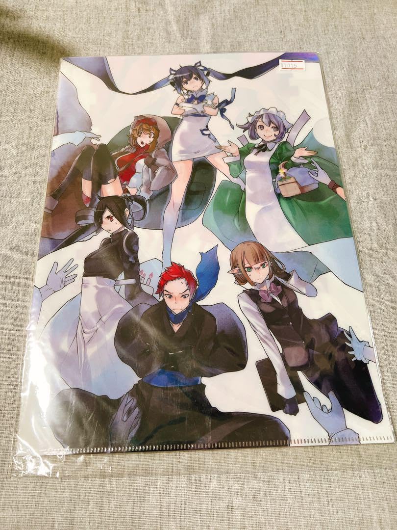 Amazon.co.jp: ダンまち クリアファイル ヤスダスズヒト 8巻 カバー絵