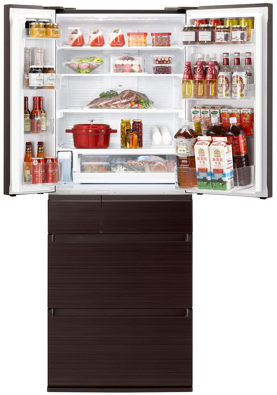 Amazon.co.jp: パナソニック 冷蔵庫 6ドア 550L パーシャル搭載