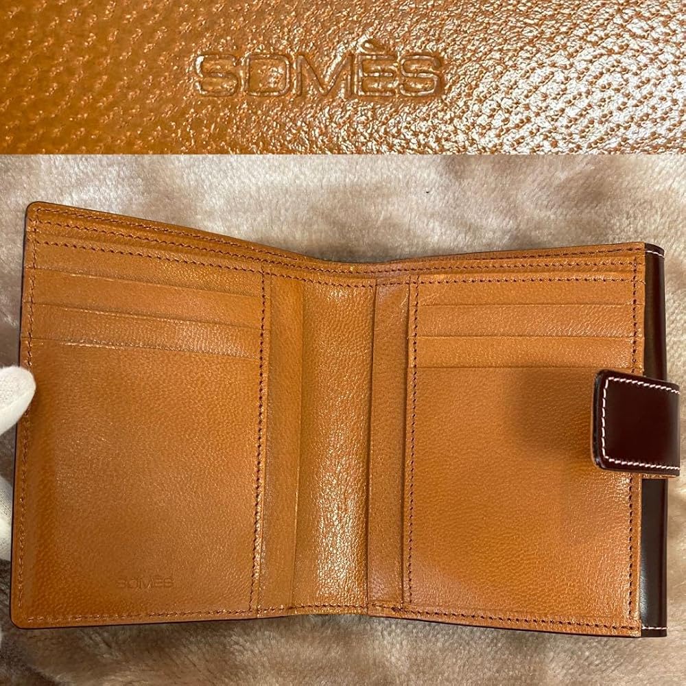 Amazon | somes saddleソメスサドル 二つ折り財布 レディース メンズ