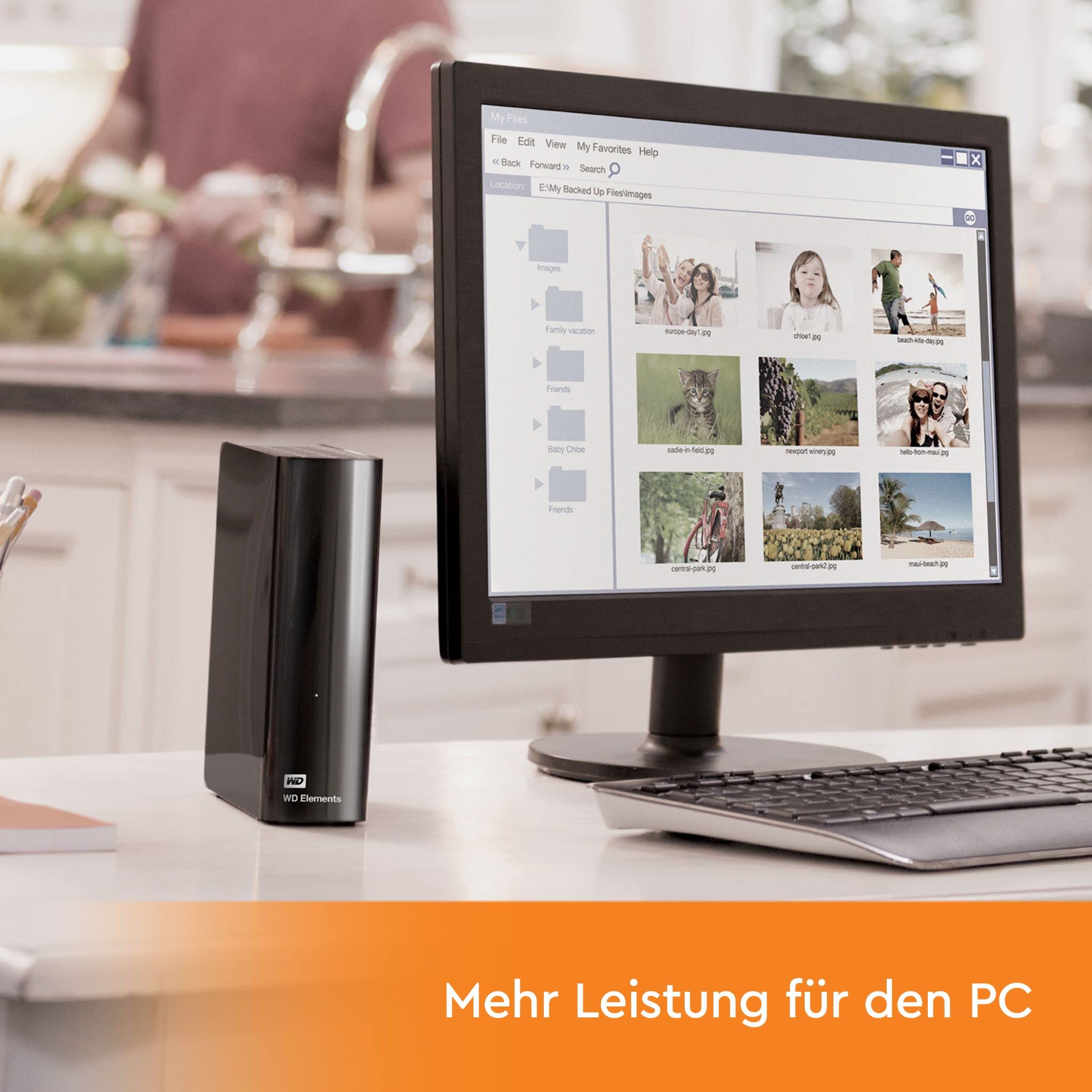 Amazon | WD 8 TB Elements デスクトップ外付けハードドライブ - USB