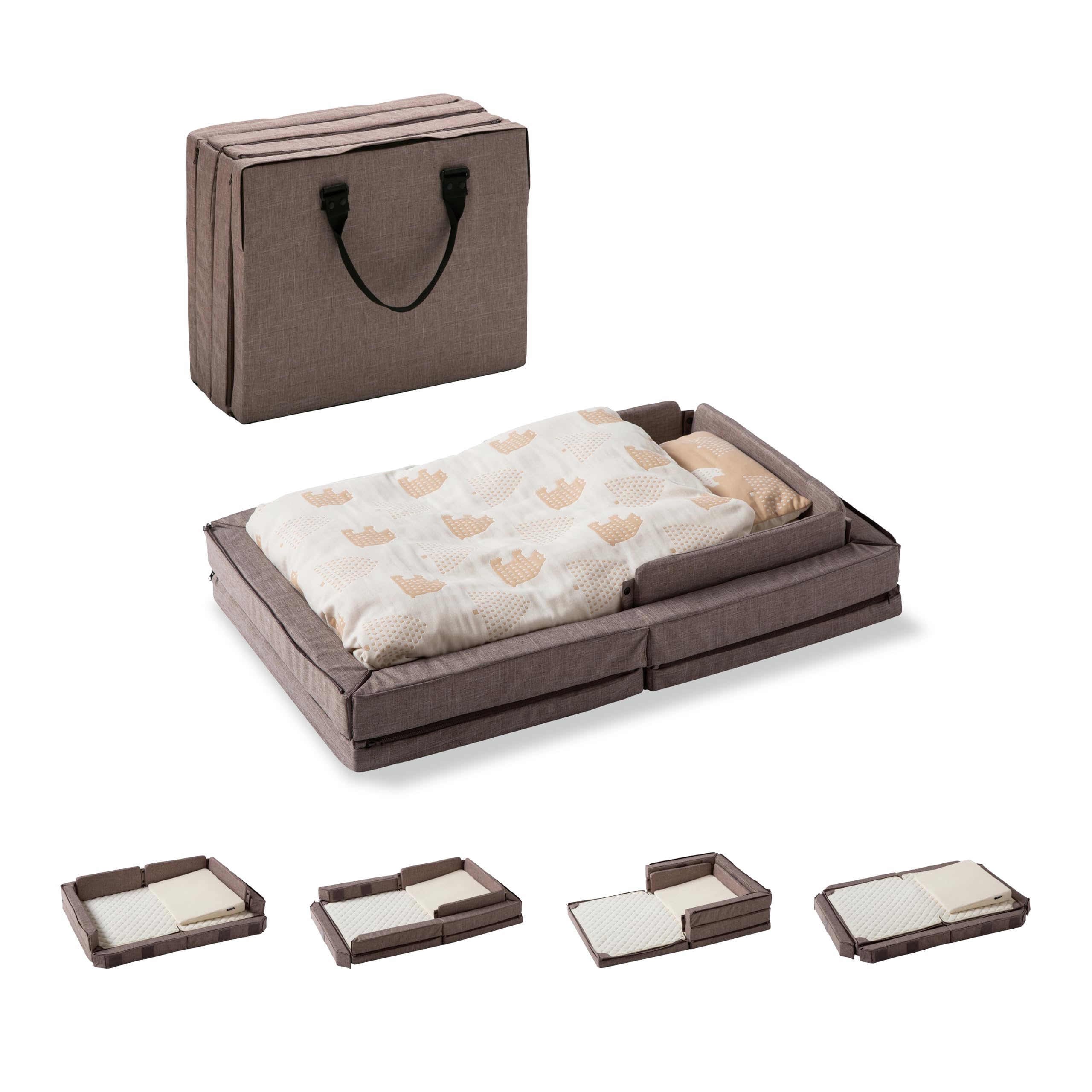 Amazon.co.jp: これ1つでOK！どこでもベビー寝具【ファルスカ