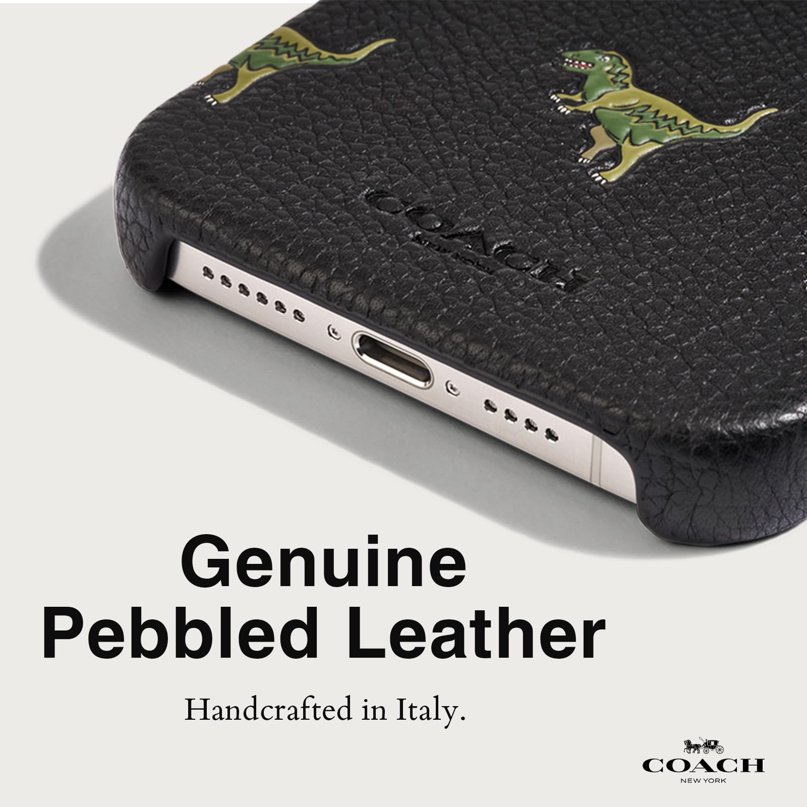 Amazon.com: Coach Genuine Debossed Pebbled Leather Slim Wrap
