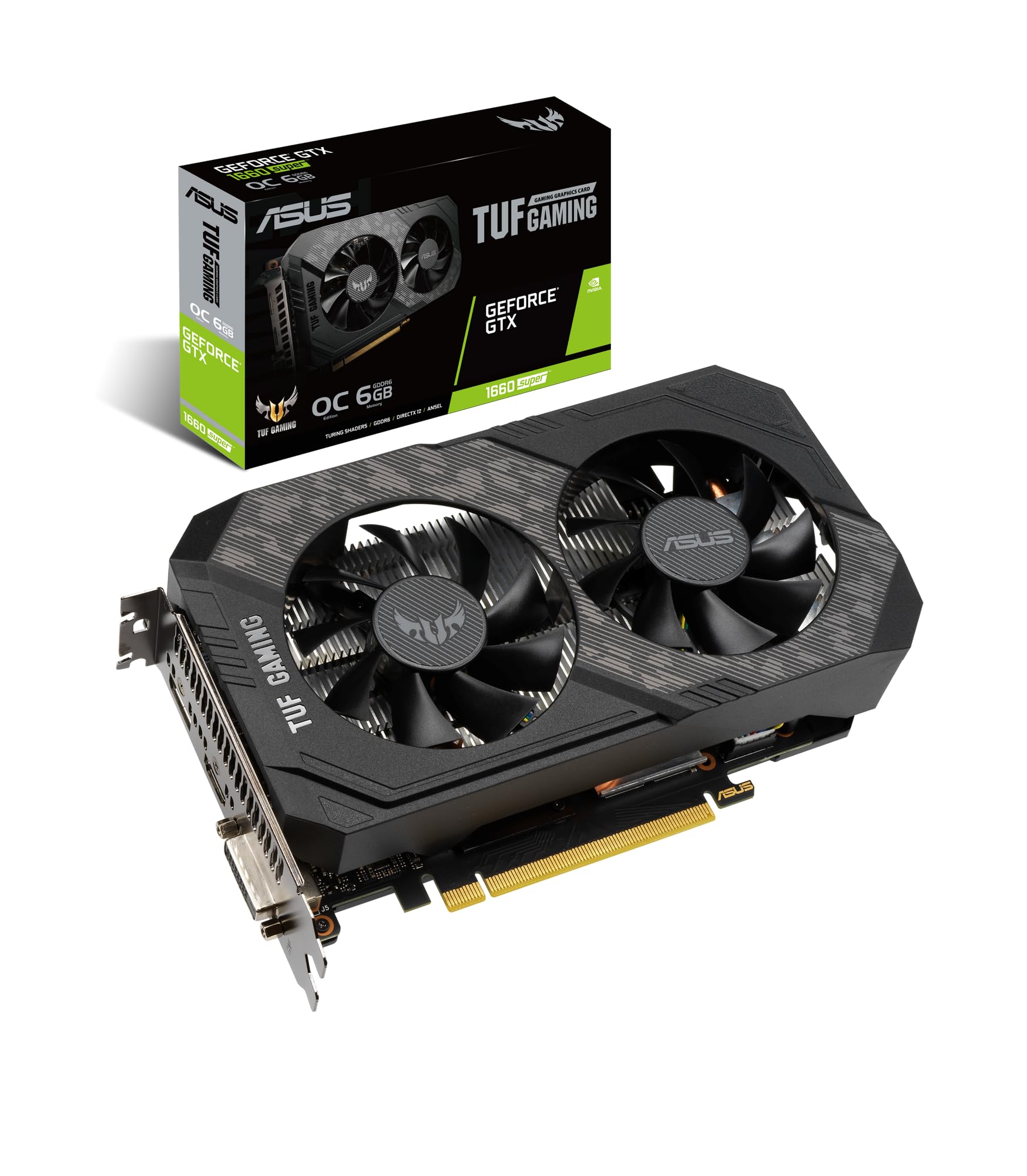 Amazon | ASUSTek NVIDIA GeForce GTX 1660 SUPER 搭載 デュアルファン