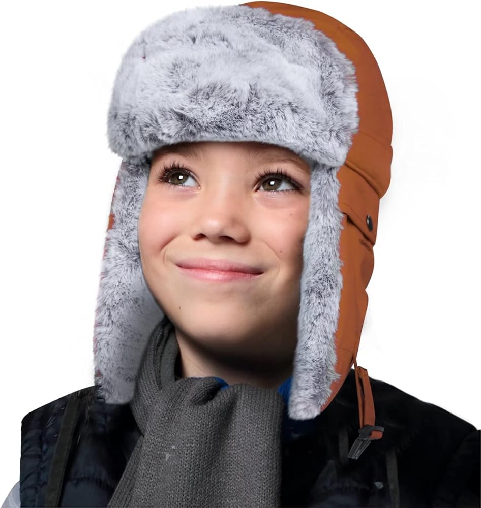 Amazon.com: GADIEMKENSD Kids Winter Hat for Boys Trapper Hat