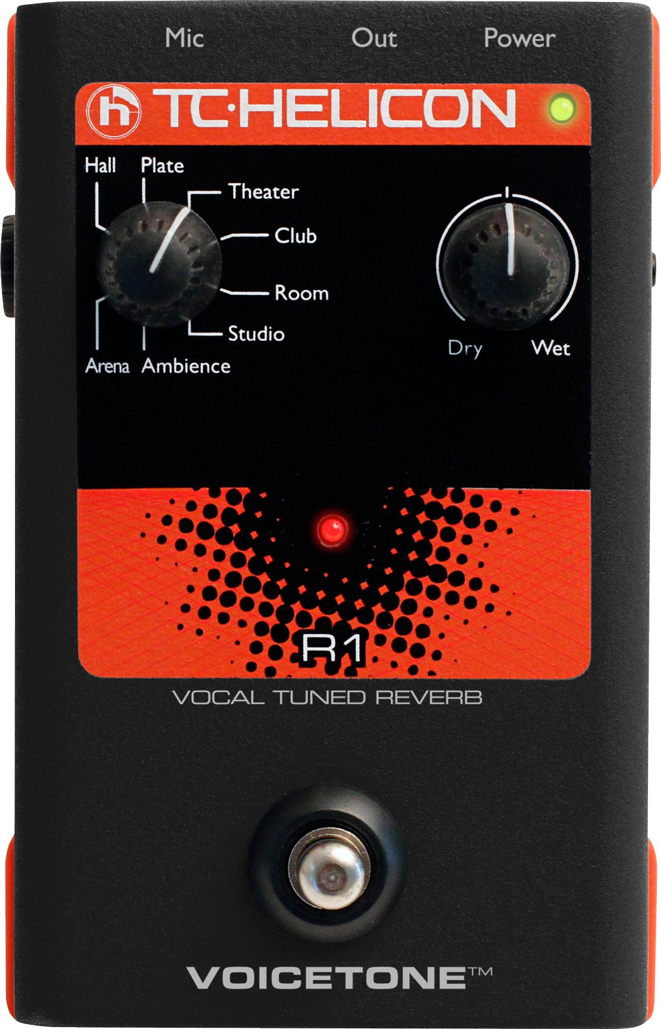 Amazon.co.jp: TC HELICON ボーカル用リバーブペダル VOICETONE R1