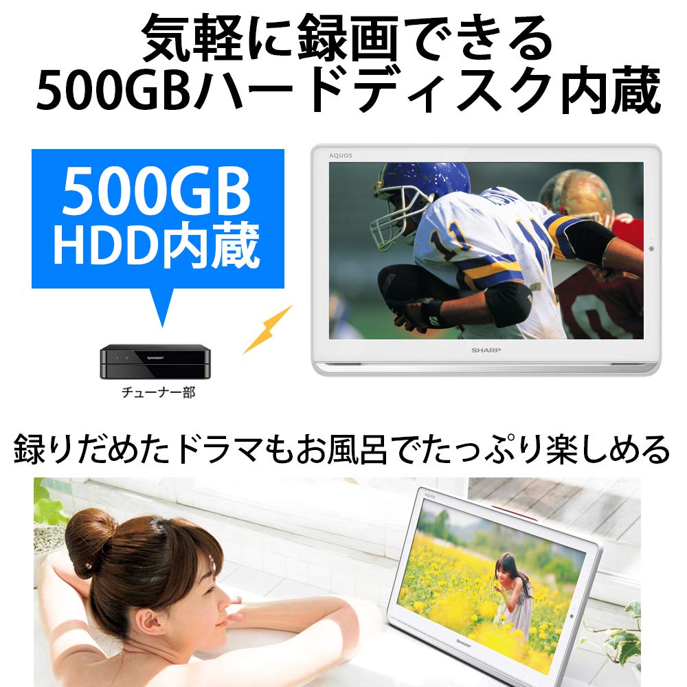 Amazon.co.jp: シャープ 12V型 液晶 テレビ AQUOS 2T-C12AP-W