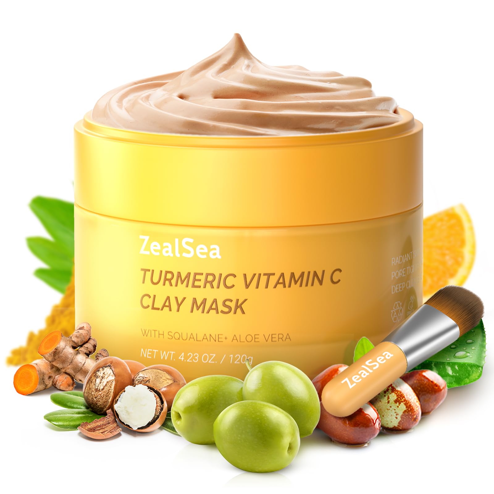 Amazon.com : ZealSea Vitamin C American Kaolin Clay Mask with