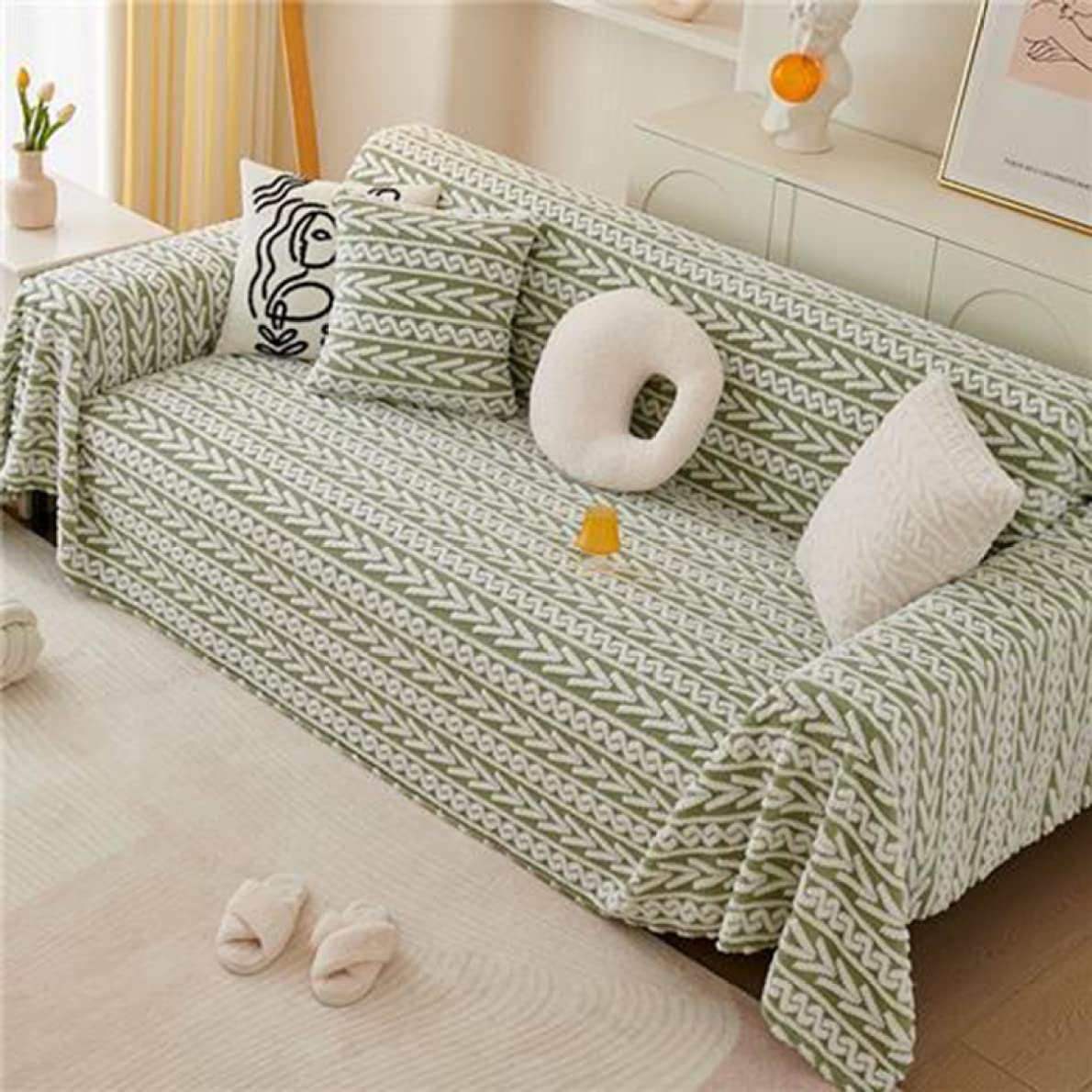 Amazon｜DB3NK マルチカバー おしゃれ 長方形 180*260 cm ベッド 180