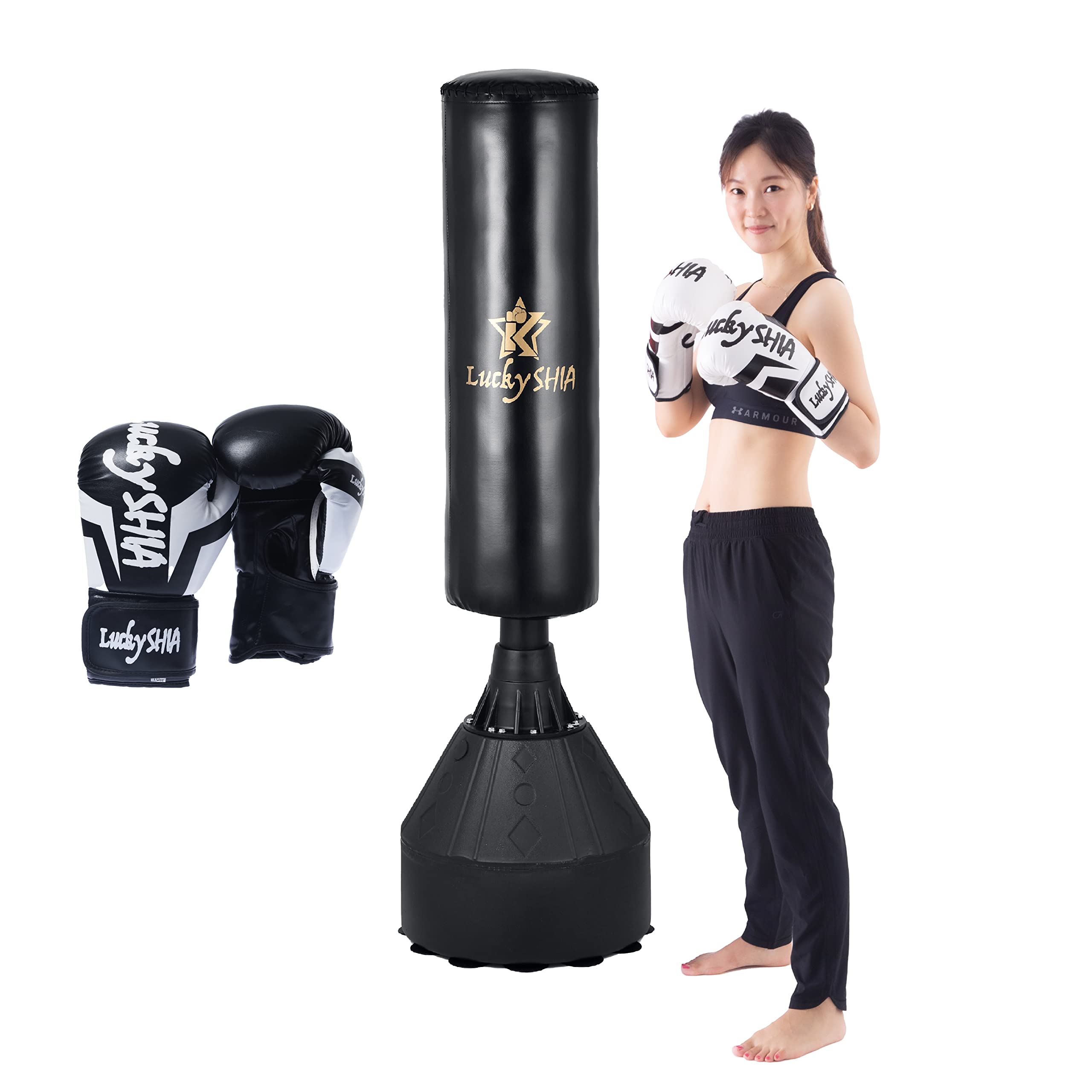 Amazon | サンドバッグ スタンド 自宅用 自立型 自宅 大人子供用 吸盤