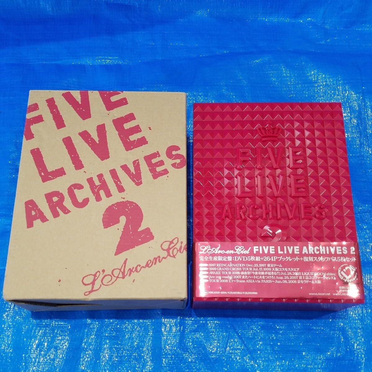 Amazon.co.jp: L'Arc～en～Ciel FIVE LIVE ARCHIVES 2完全生産限定盤