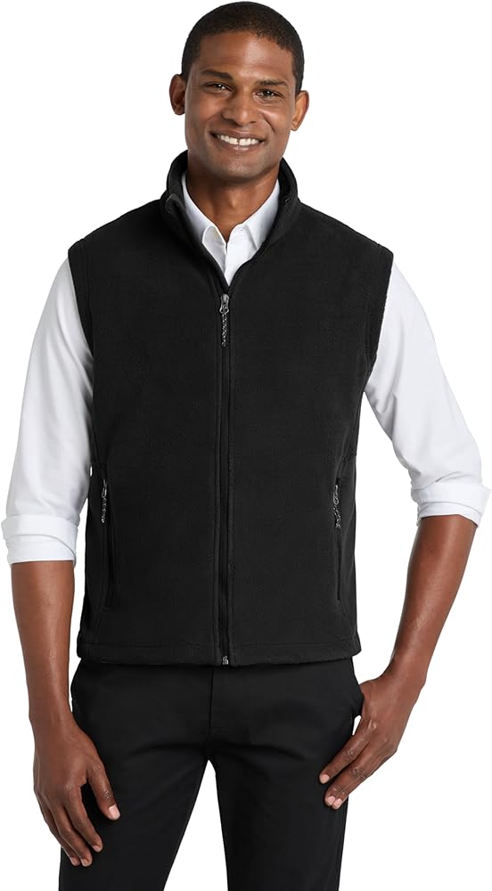 Port Authority Value Fleece Vest F219, Black, Large at Amazon
