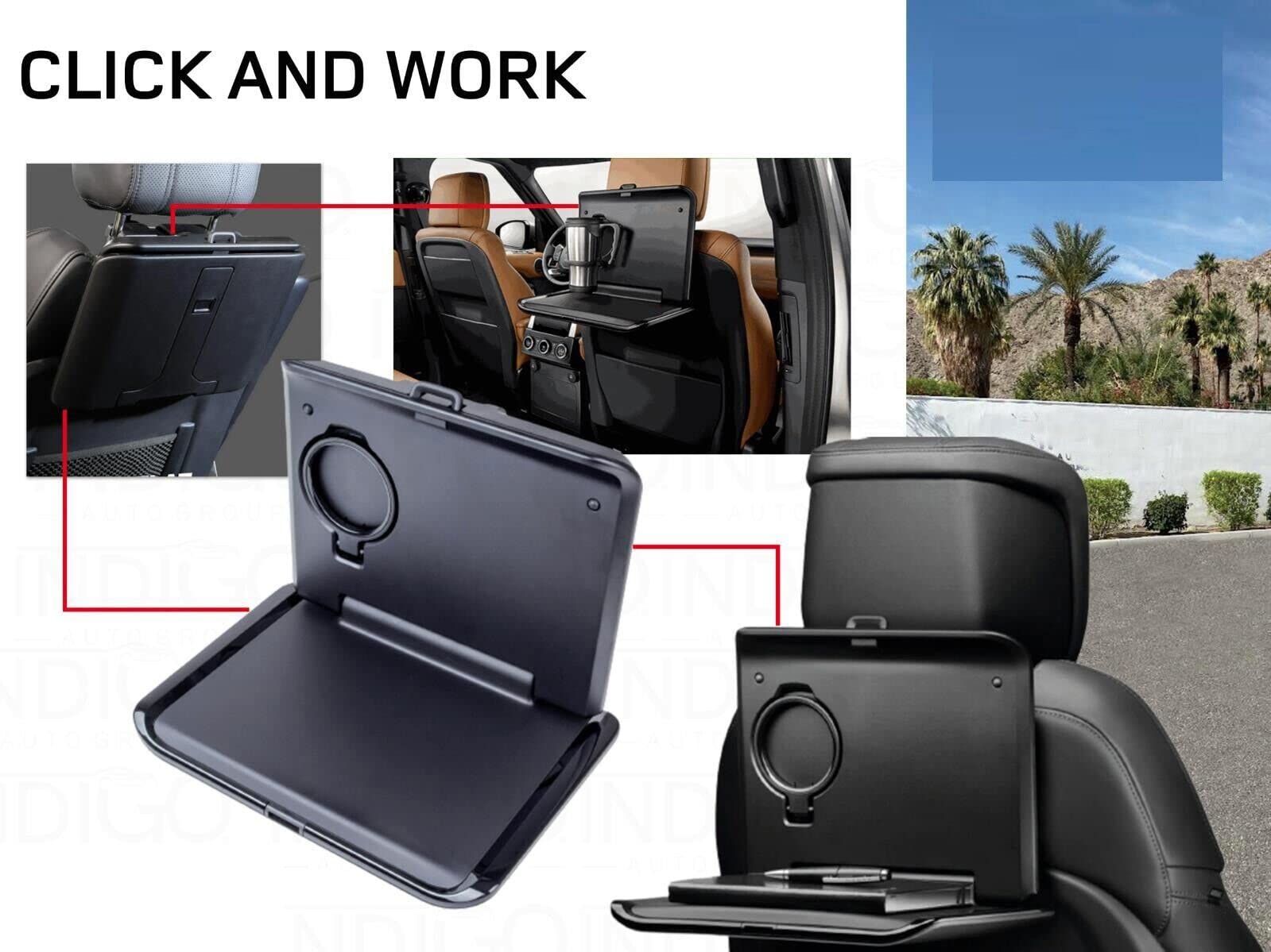 Amazon | Click and GO 折りたたみ式シートバックテーブル 2個