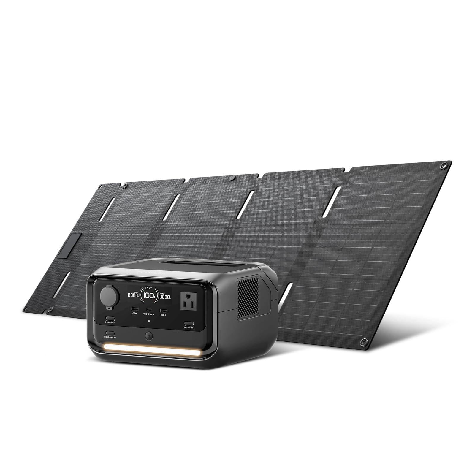 Amazon.com : EF ECOFLOW Solar Generator RIVER 3 Plus with 45W