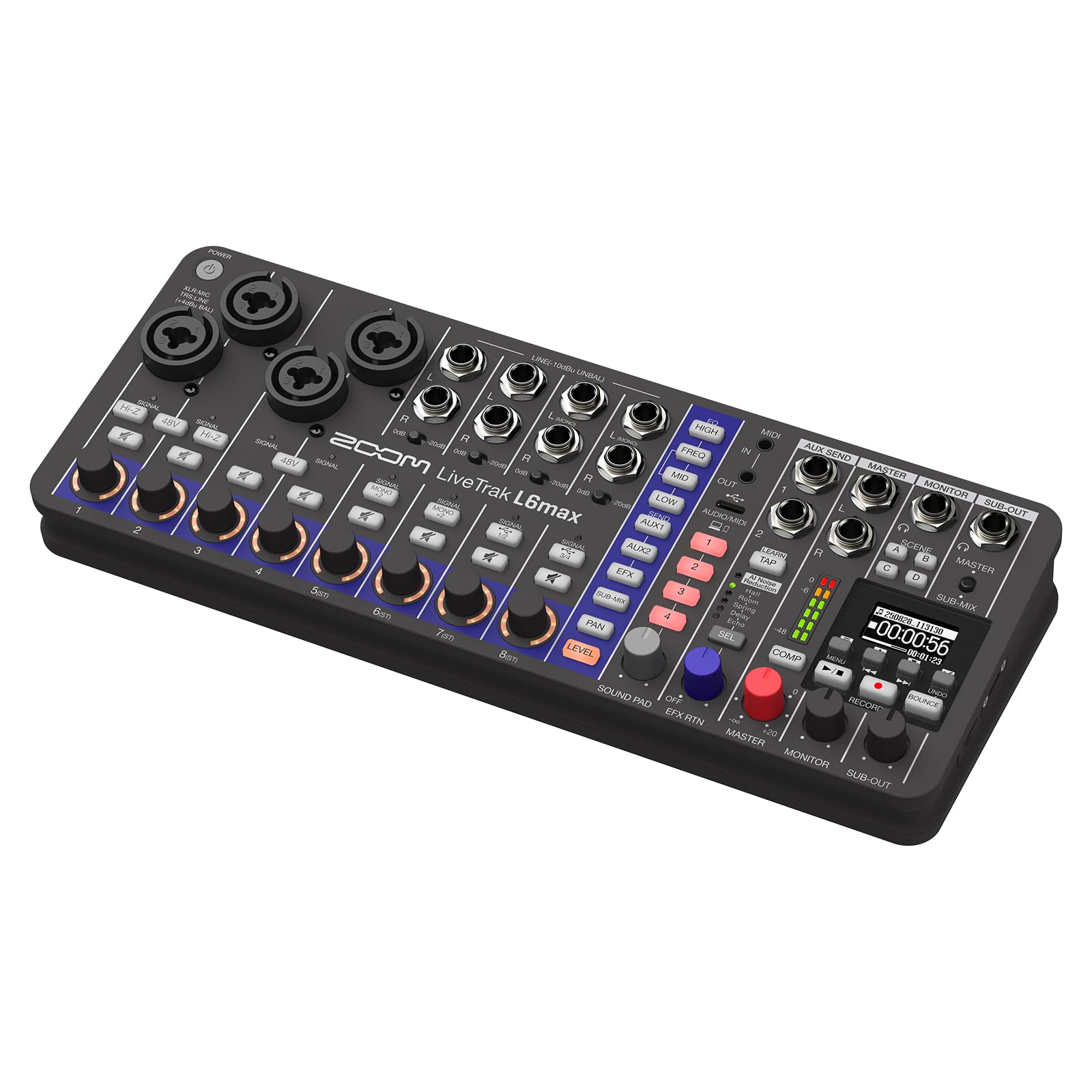 Amazon | ZOOM ズーム L6max デジタルミキサー レコーダー 32bit