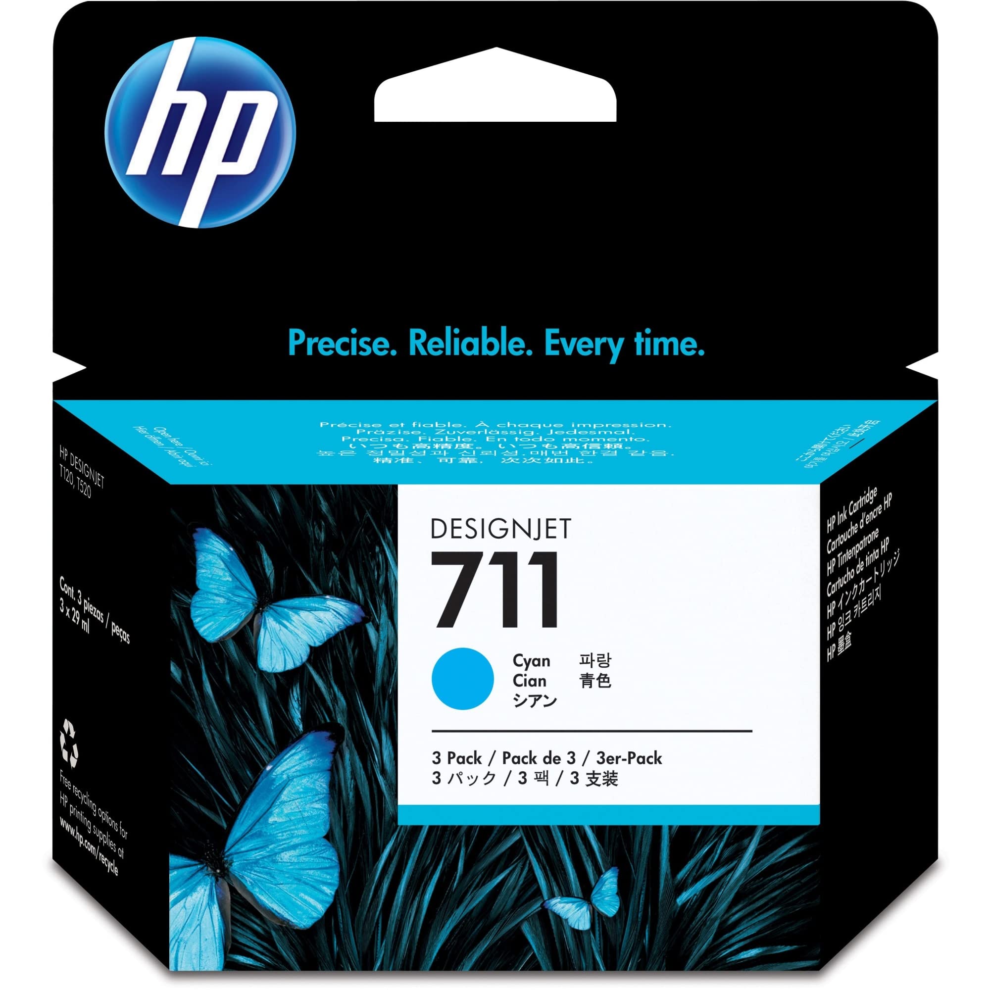 Amazon.co.jp: 日本HP HP711インクカートリッジ シアン29ml×3 CZ134A