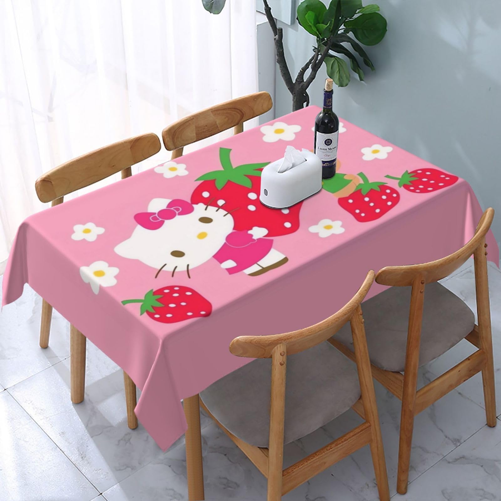 Amazon｜ハローキティ テーブルクロス テーブルマット デスクマット