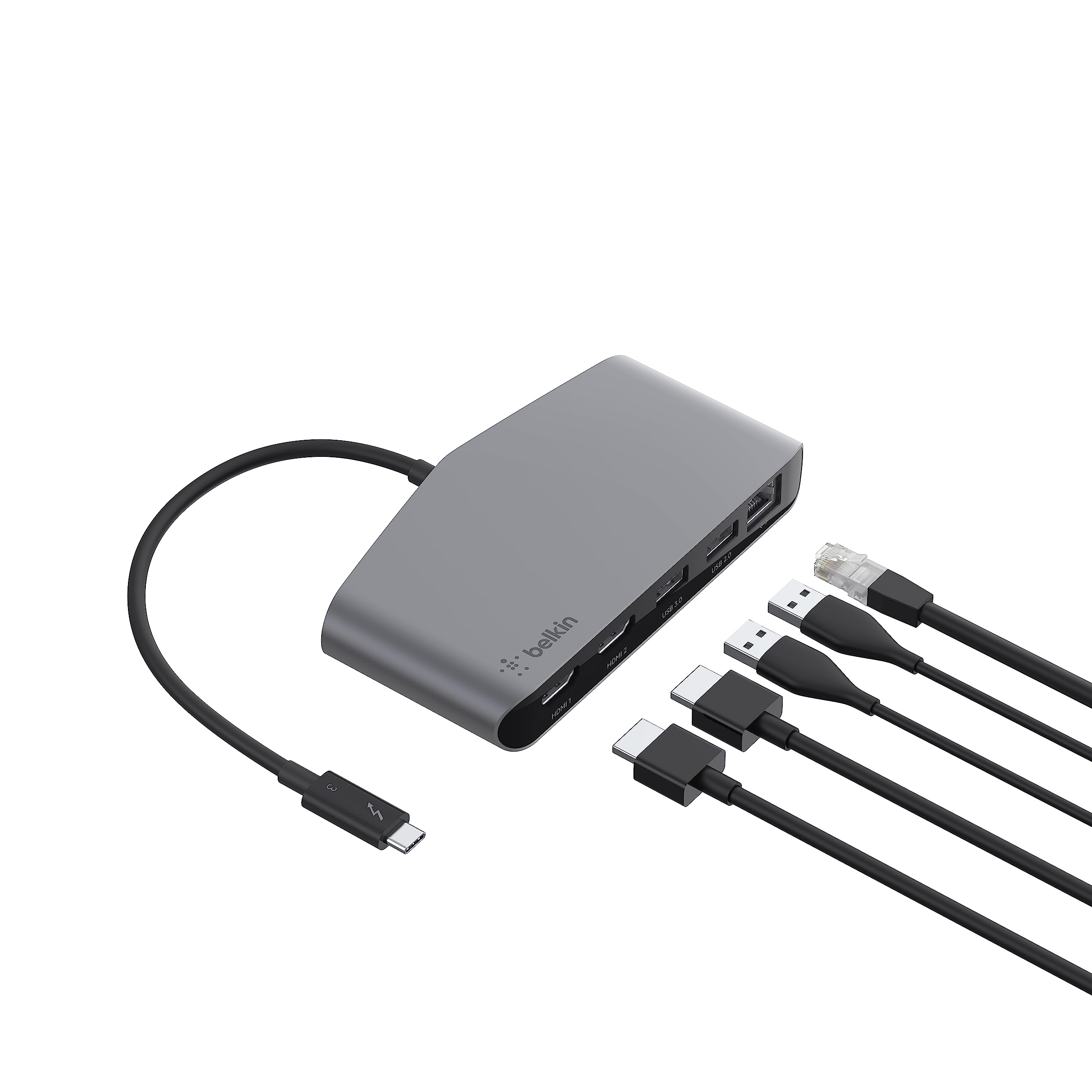 Mini Dock com cabo Belkin Thunderbolt 3 (Dock Thunderbolt para