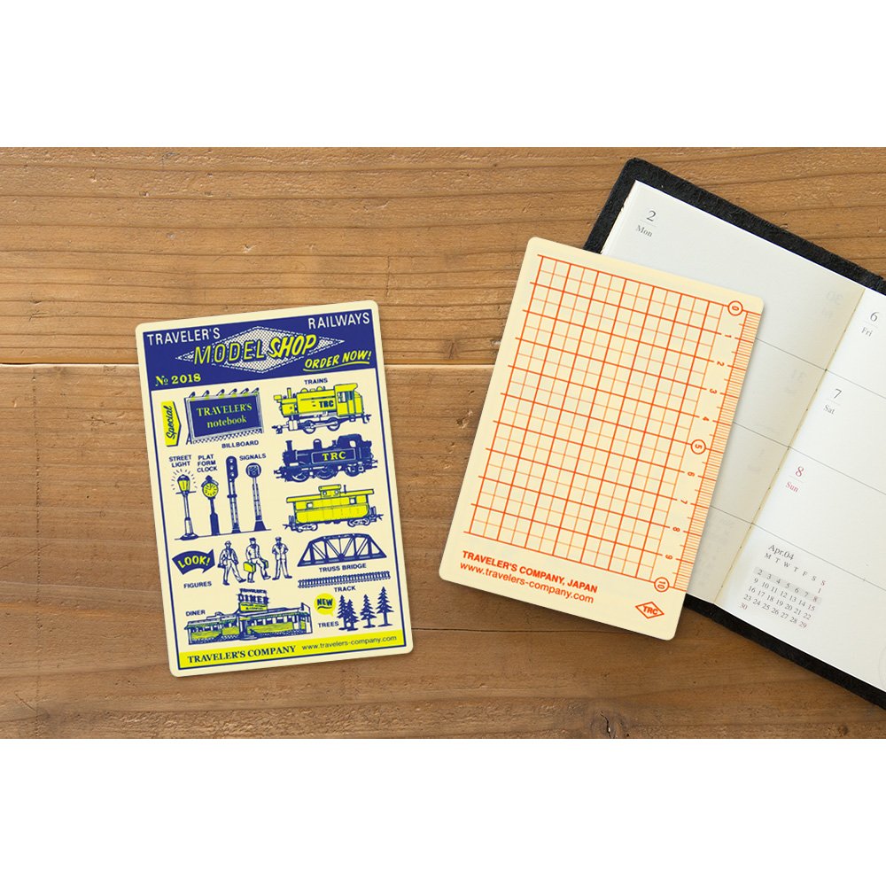 新品未使用】トラベラーズノート2014 下敷き パスポートサイズ 【公式