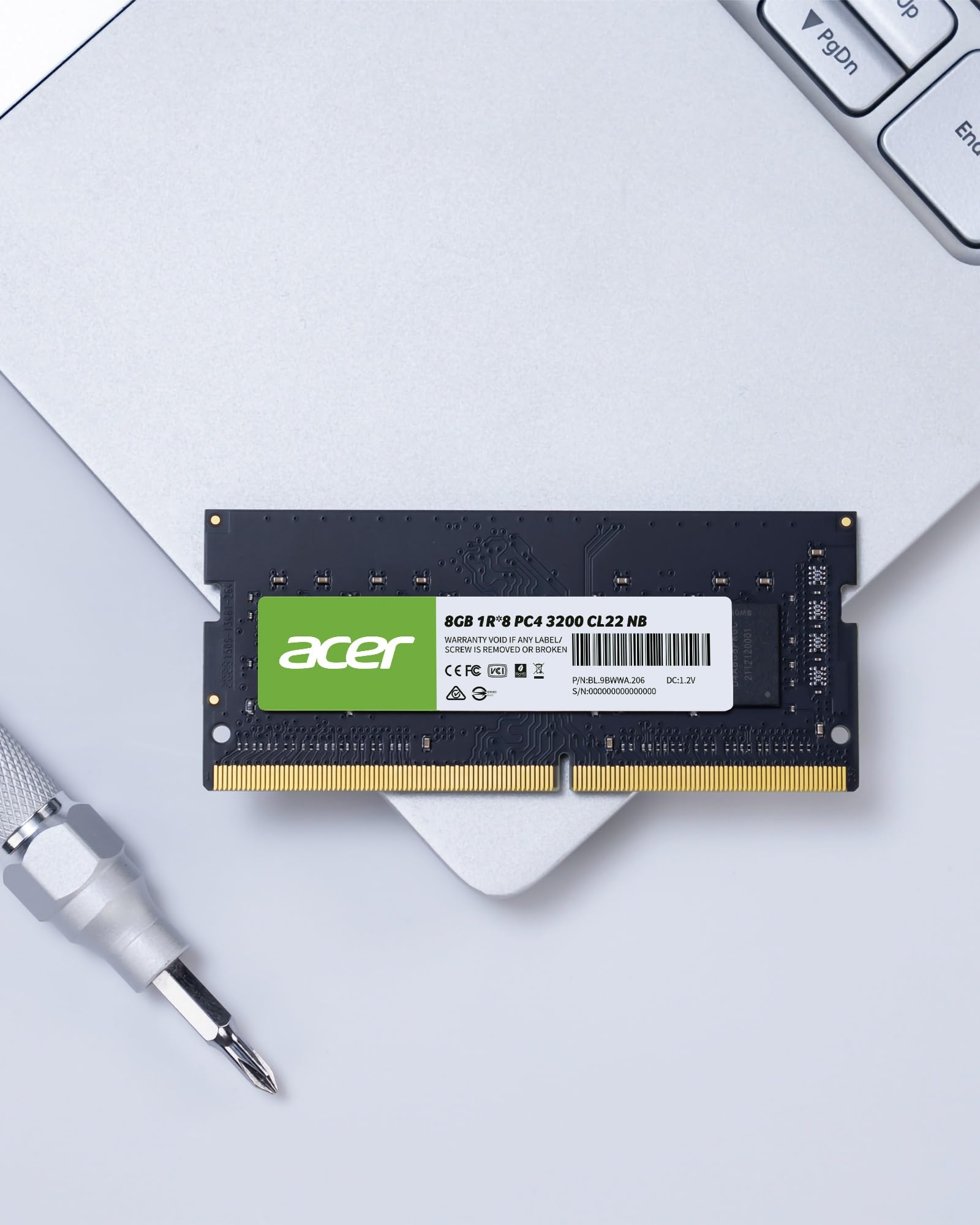 Acer SD100 8GB RAM DDR4 (1x8GB) Laptop Ram 3200 MHz SODIMM PC4