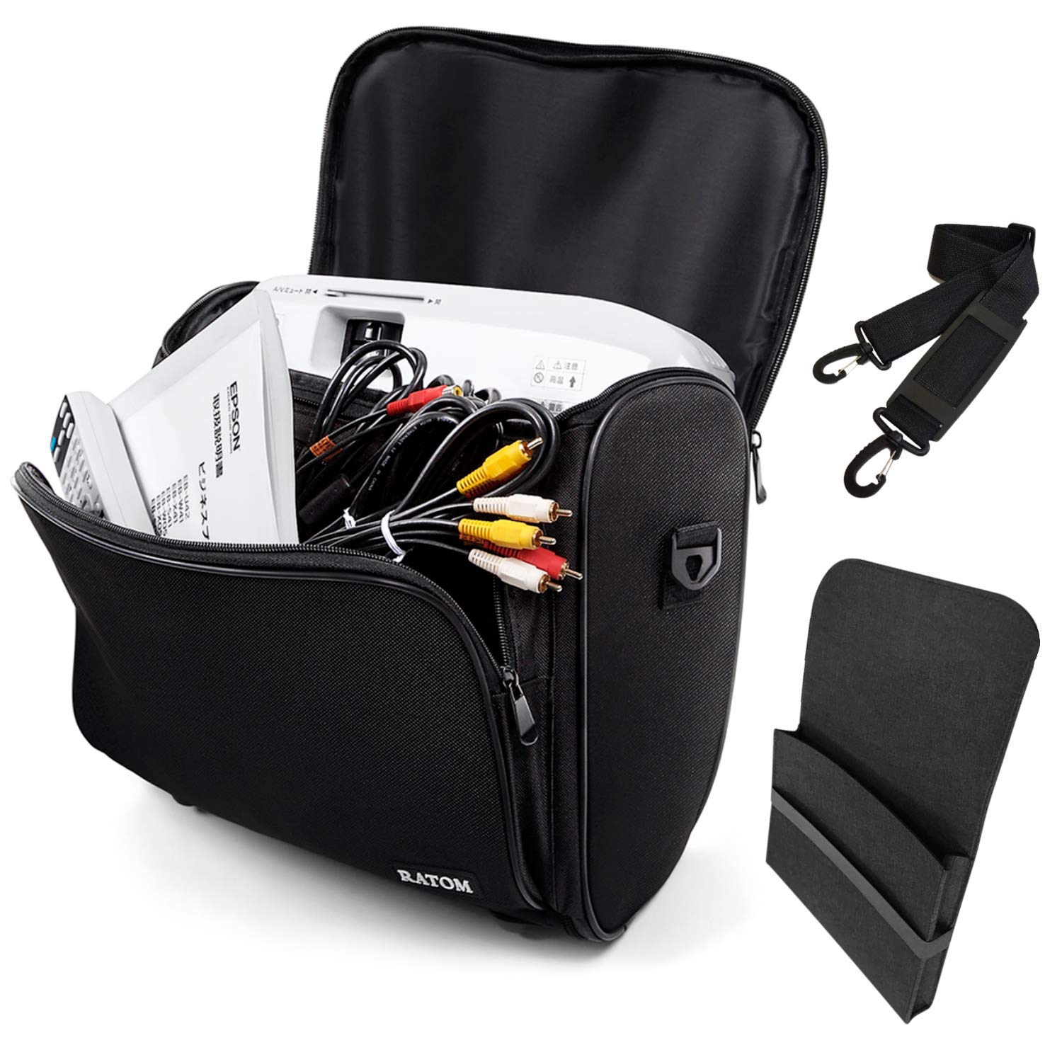 Amazon.co.jp: [RATOM]【エプソン対応】 プロジェクターケース (収納力