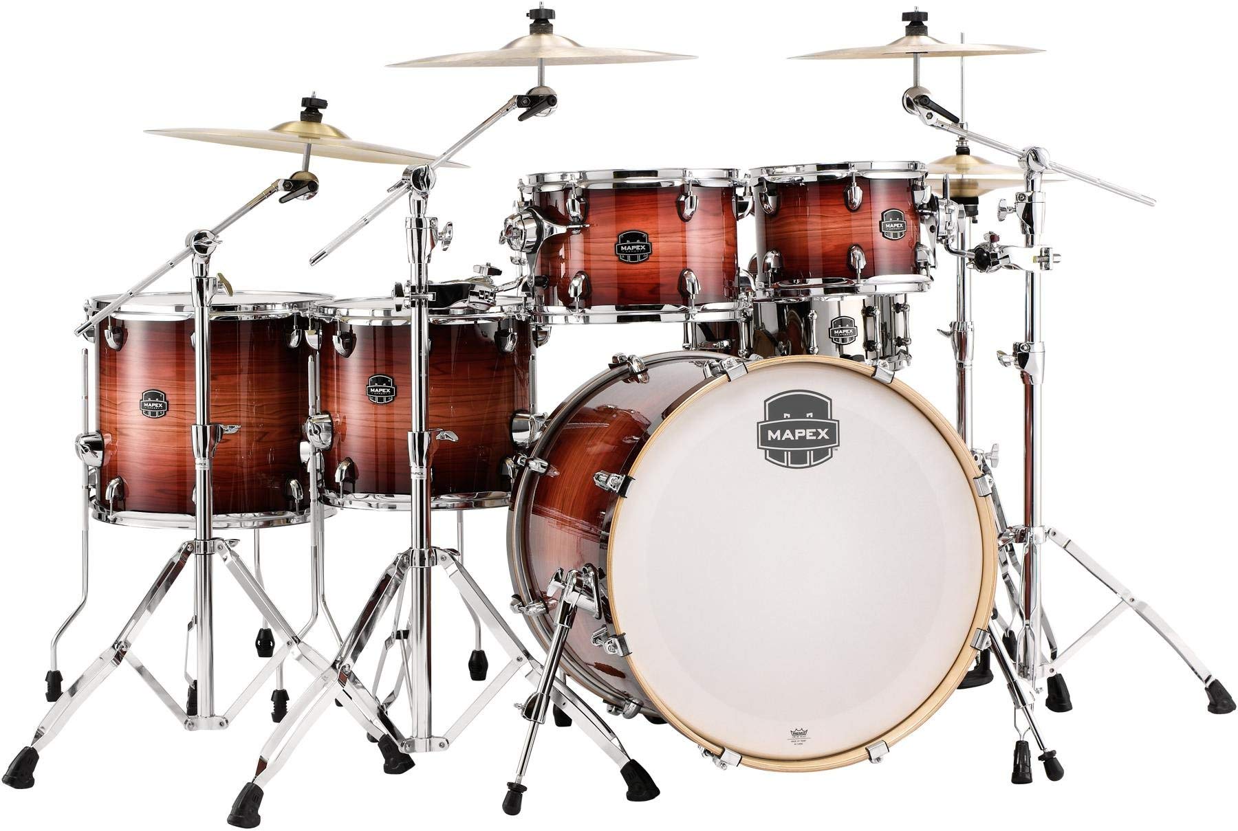 Amazon.com: Mapex Armory 6-Piece Studioease Fast Tom Shell Pack