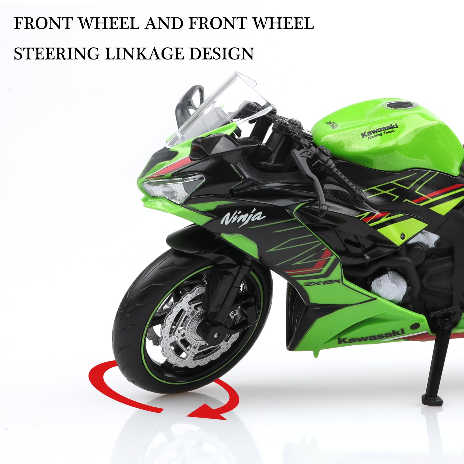 Amazon.com: TOKAXI 1/12 Scale Kawasaki Ninja Z6 Diecast Toy