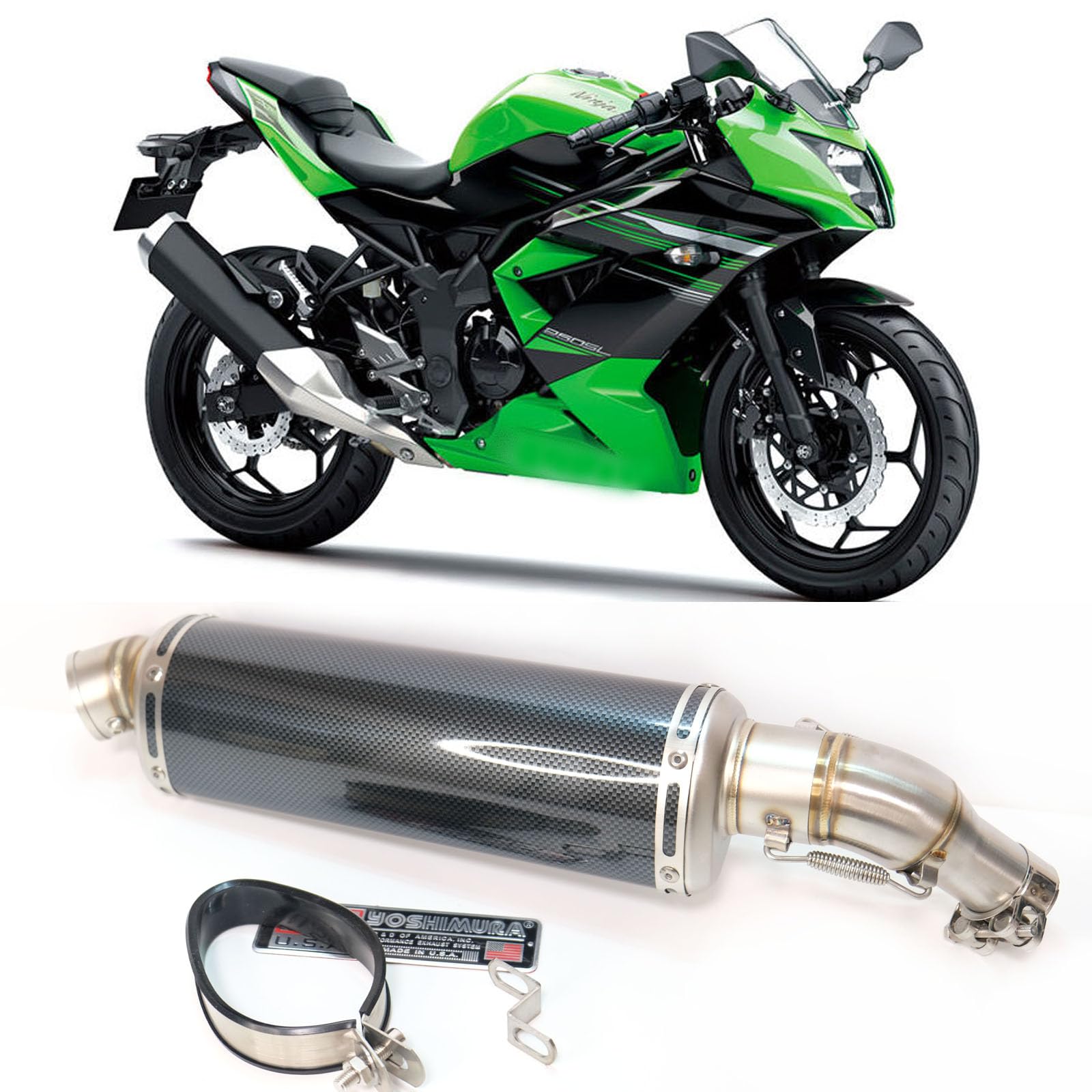 Amazon | 【 MOTOR KANTO】 カワサキ用マフラー NINJA250SL ニンジャ
