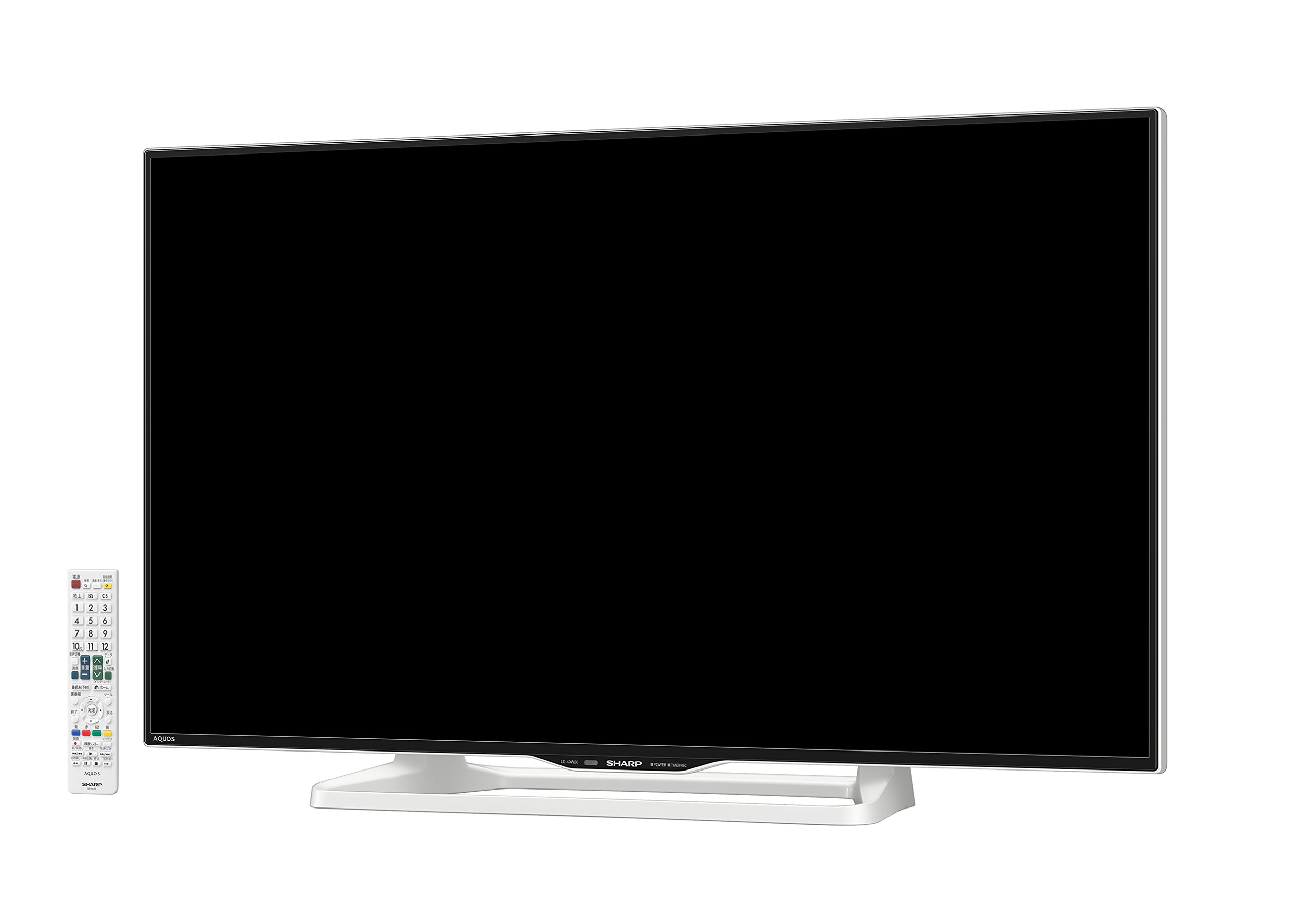 Amazon | シャープ 40V型液晶テレビ ホワイト AQUOS LC-40W20-W