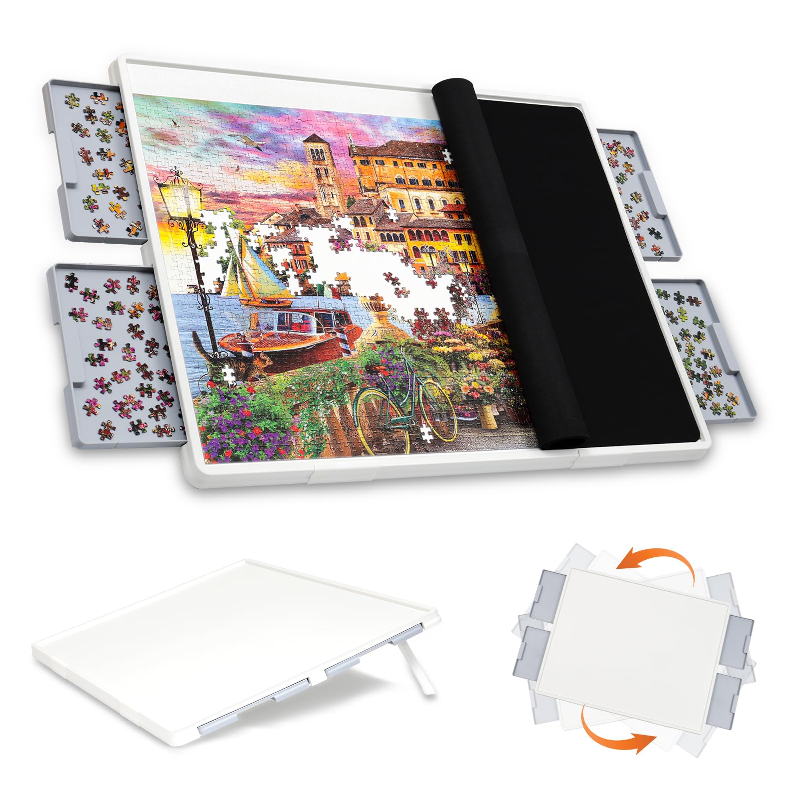 Amazon.com: WELGEE 1500 Pieces 2-in-1 Tilting & Rotating Puzzle