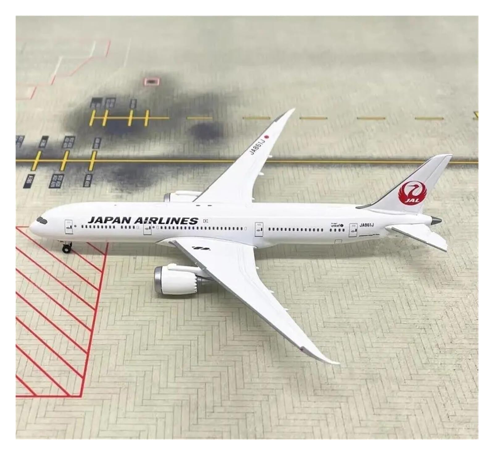 Amazon.co.jp: 航空機 1/400 B787-9 JA861J 飛行機モデル JAL 日本航空