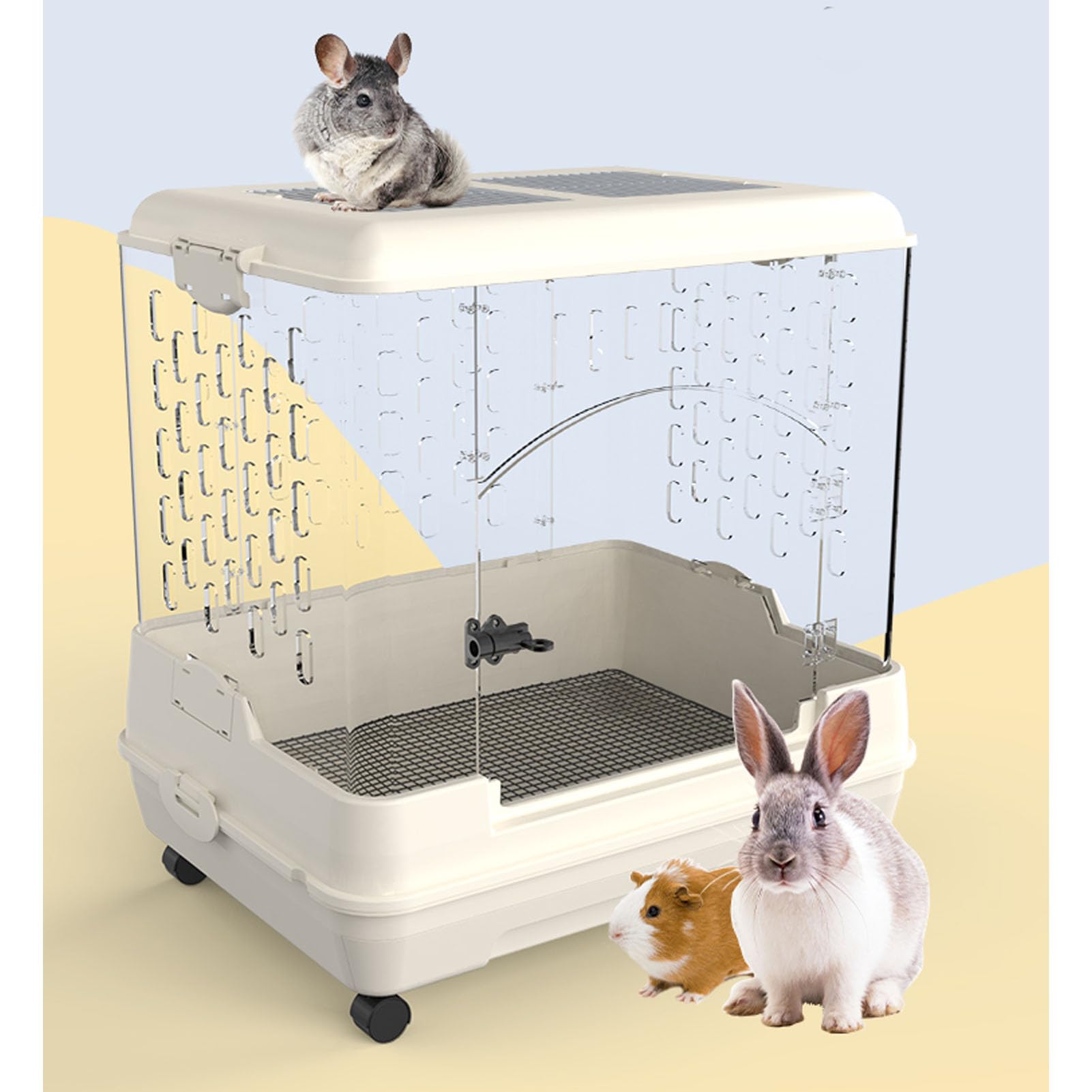 ラスト1点 最終値下げ 木製ケージ アクリルドア 120 小動物用 チンチラ