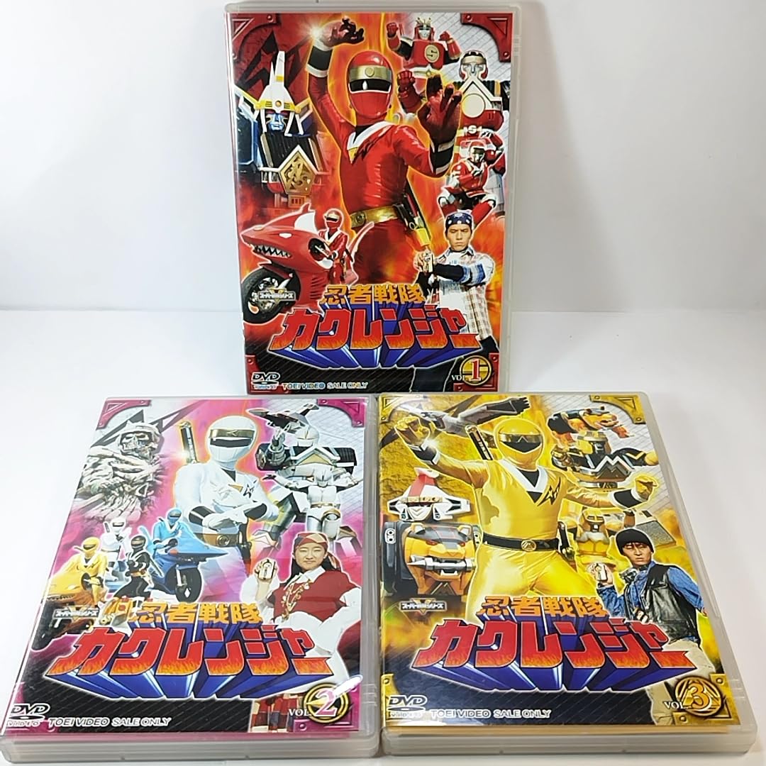 Amazon.co.jp: 忍者戦隊カクレンジャー 1～5(DVD2枚組) 全5巻セット