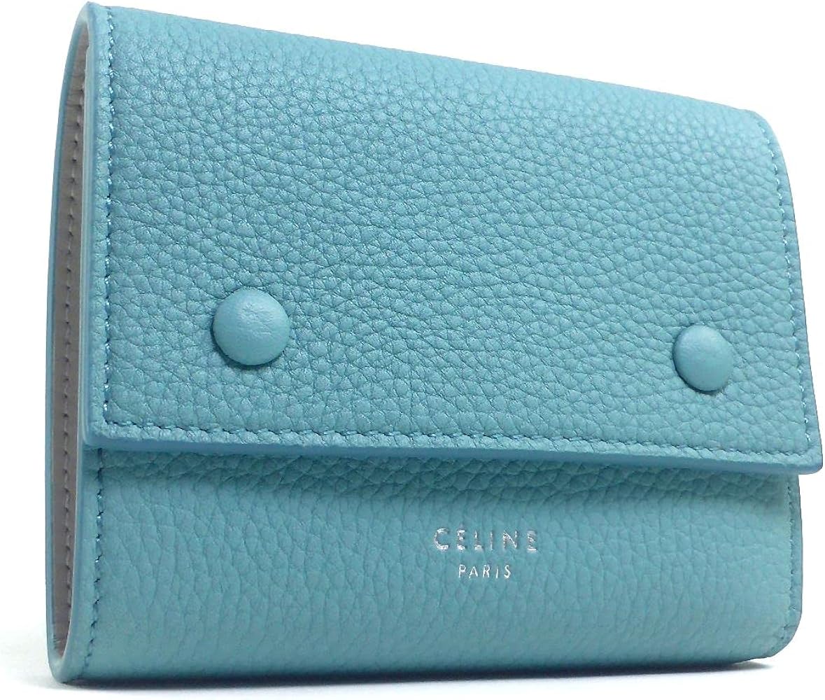Amazon | [セリーヌ] 三つ折り 財布 バイカラー フラップ スモール