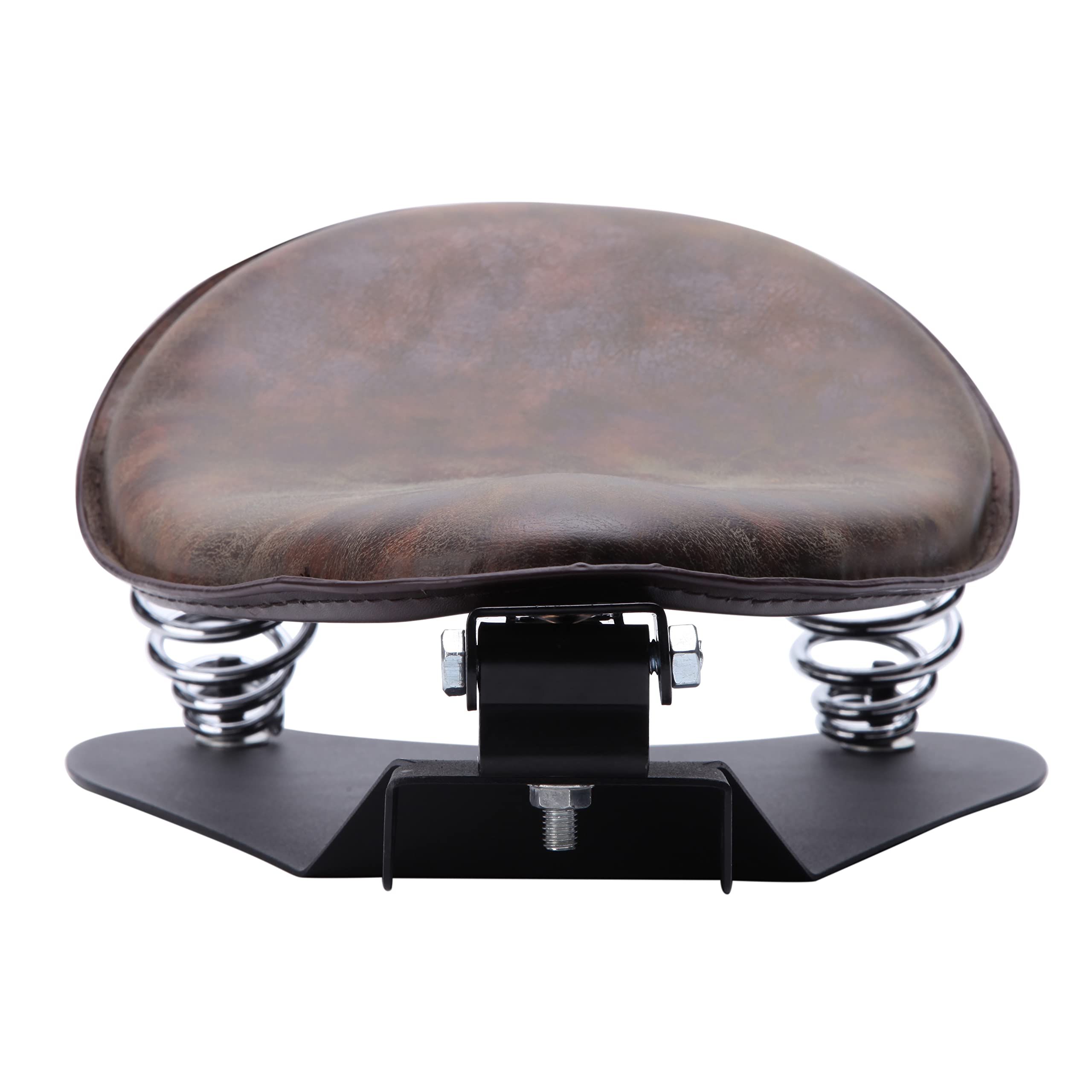 Amazon | バイクシート ソロシート 衝撃吸収 合革 スプリング