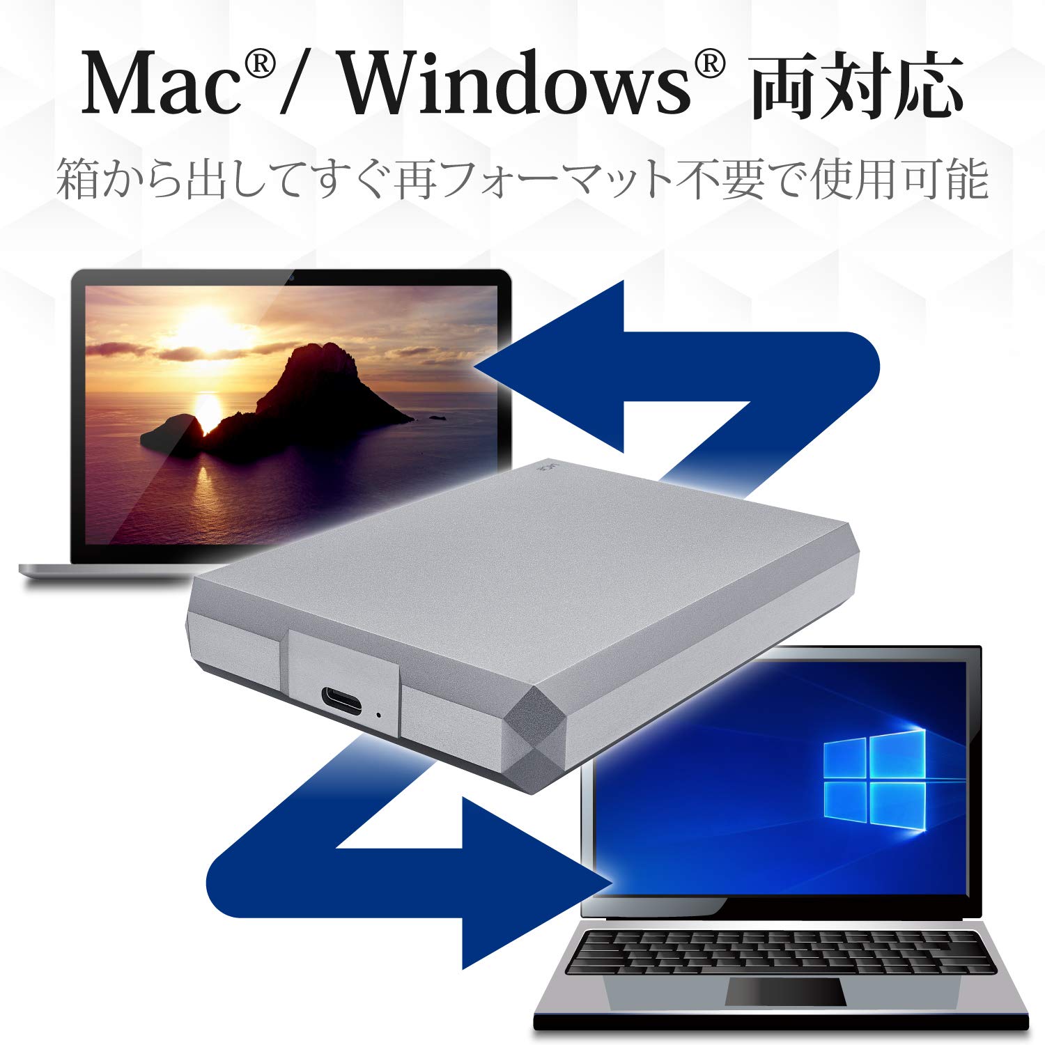 Amazon | LaCie ラシー ポータブルHDD ハードディスク 5TB Mobile