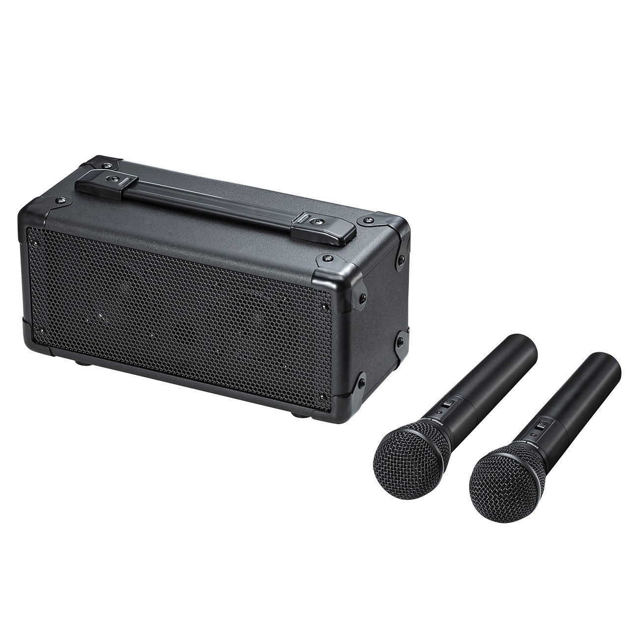 Amazon.co.jp: サンワサプライ ワイヤレスマイク付き拡声器スピーカー