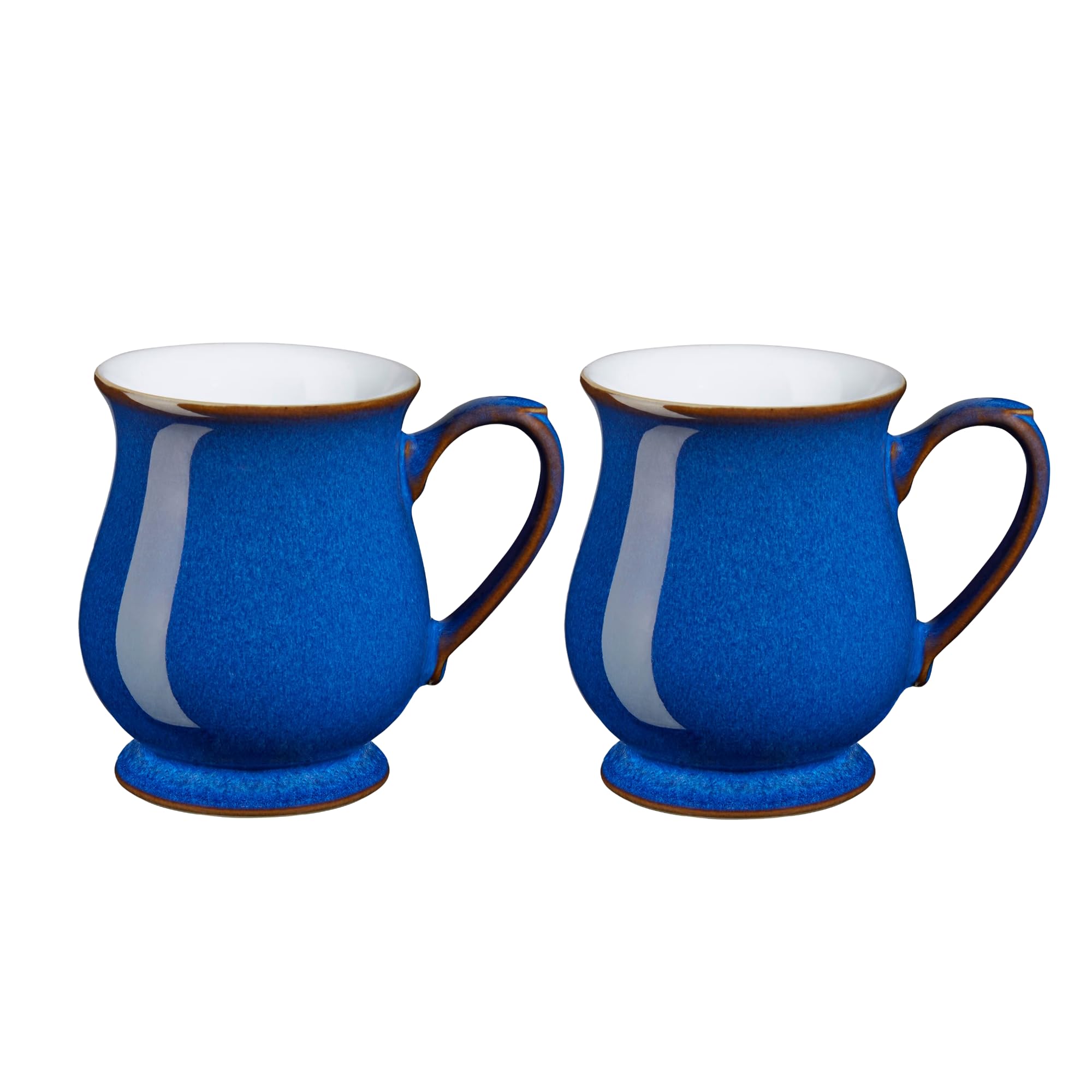 Amazon.com: Denby 1048819 Imperial Blue 2 Piece Craftsman Mug Set