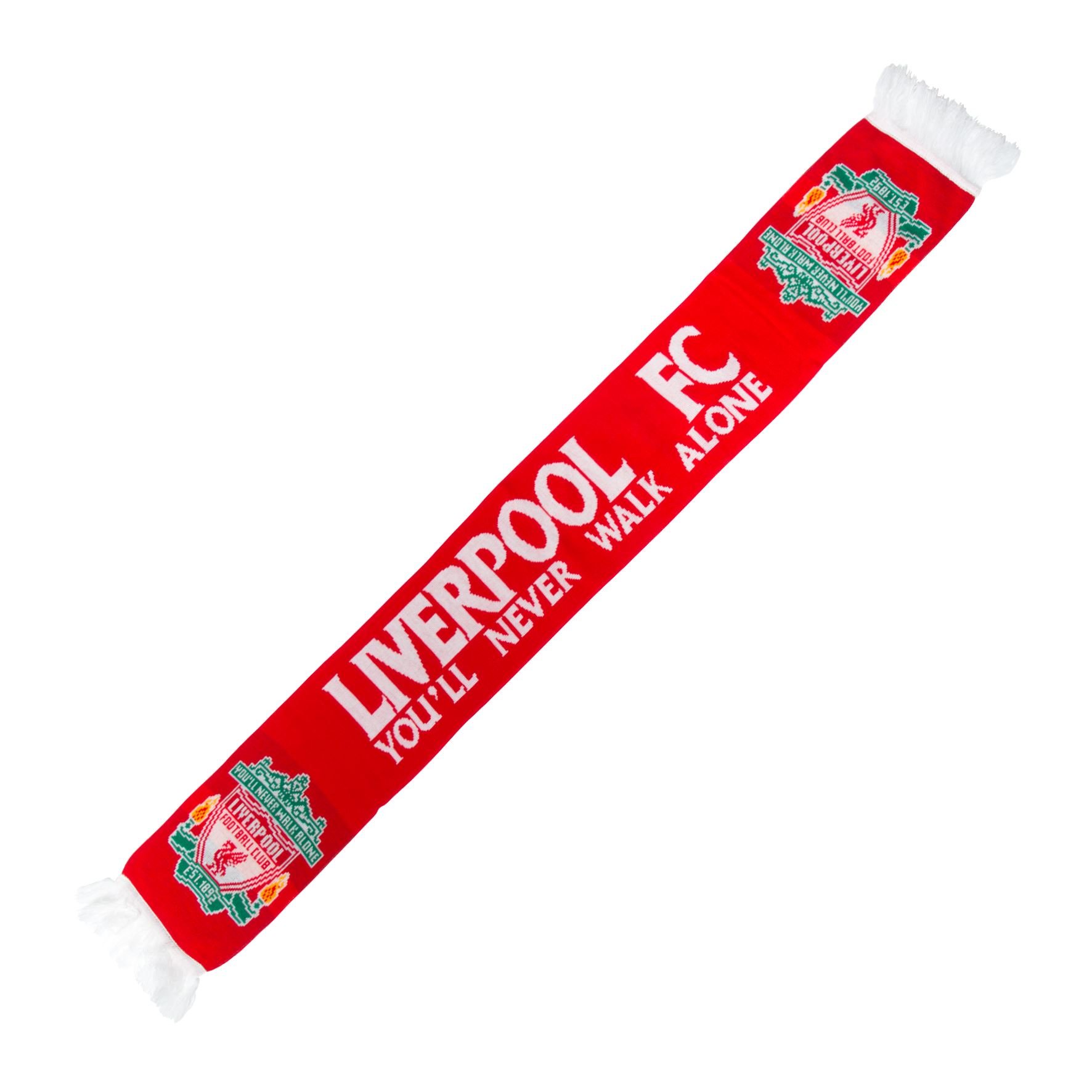 Amazon.co.jp: リバプール FC 公式 LFC レッド クレスト マフラー
