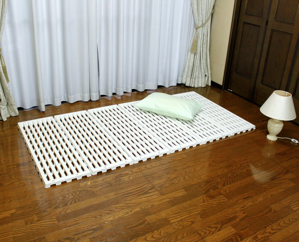 Amazon.co.jp: 蝶プラ工業 すのこベッド エアースリープ アイボリー