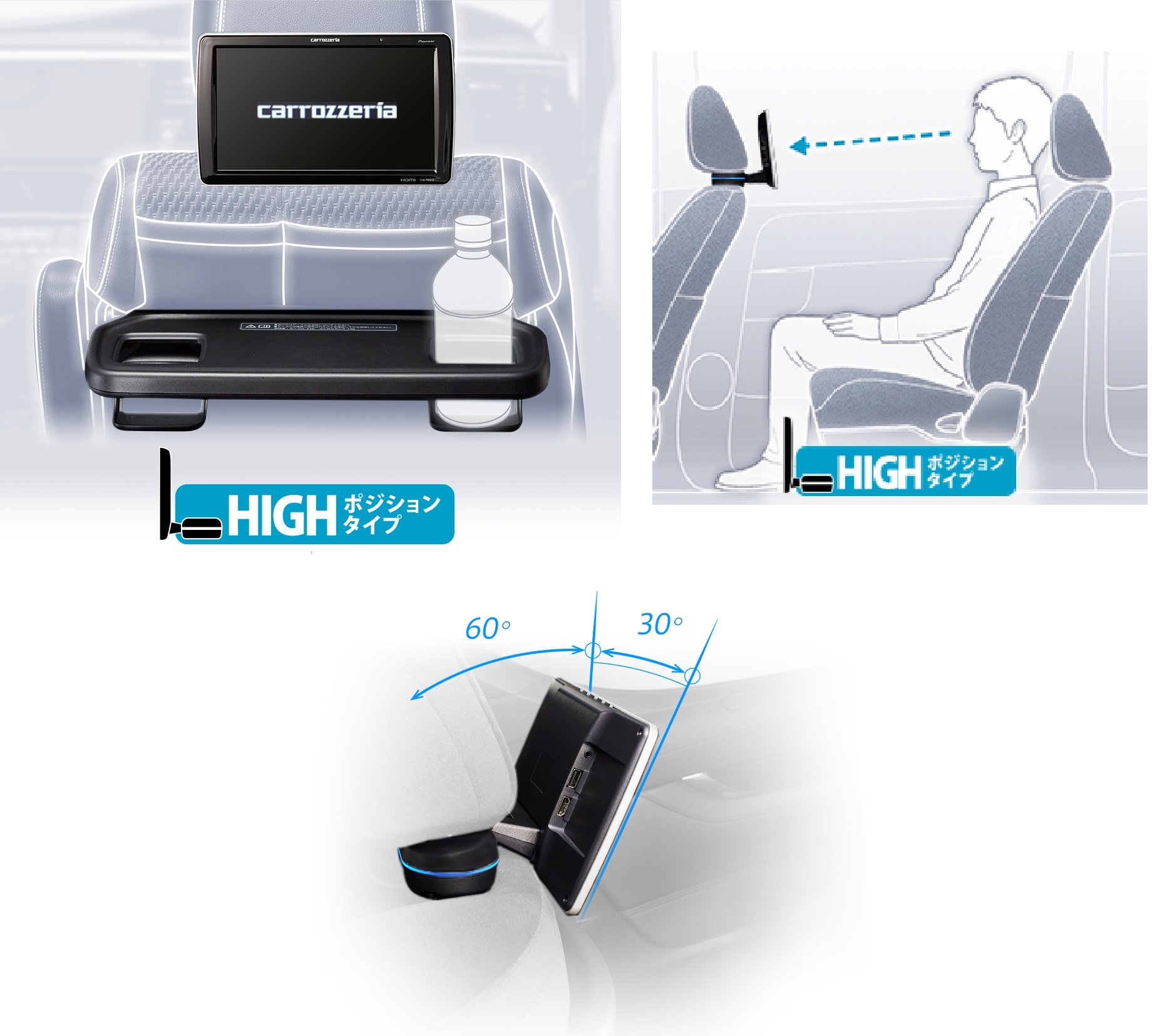 Amazon | Pioneer プライベートモニター TVM-PW1000T 10.1インチ WXGA