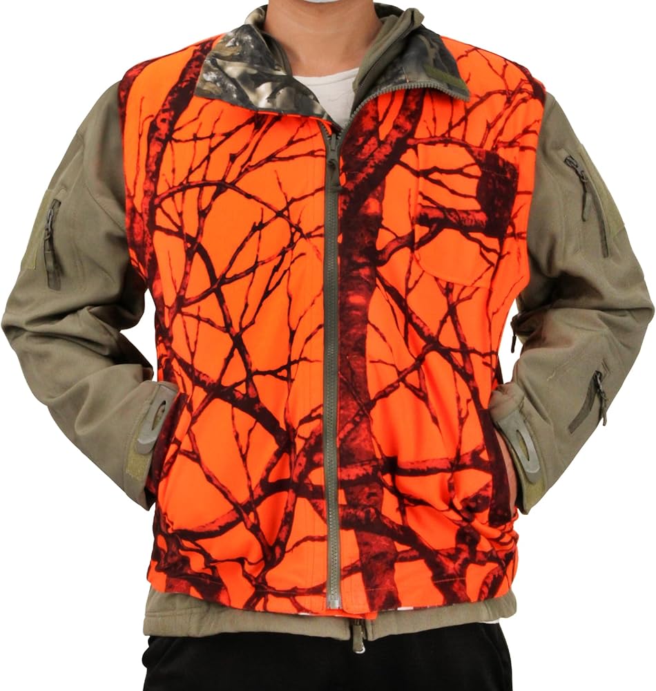 Amazon.co.jp: GUGULUZA 迷彩とオレンジハンティング リバーシブル