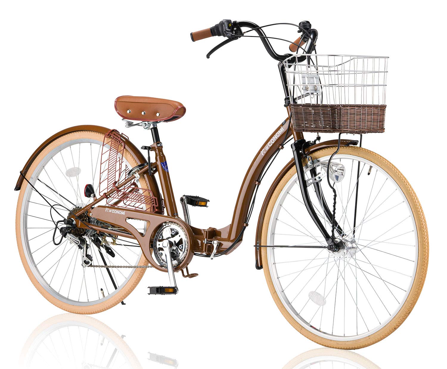 Amazon | エーアールコノミ (ArCONOMi)折畳みシティサイクル・26インチ